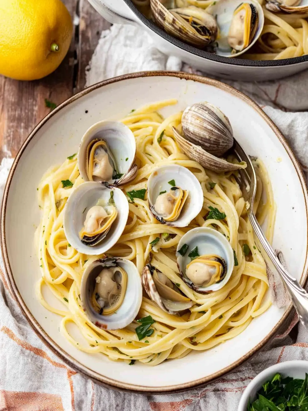 Quick Linguine with Clams Recipe: Irresistibly Fresh Flavor 2 Linguine with Clams Recipe (Pasta alle Vongole)