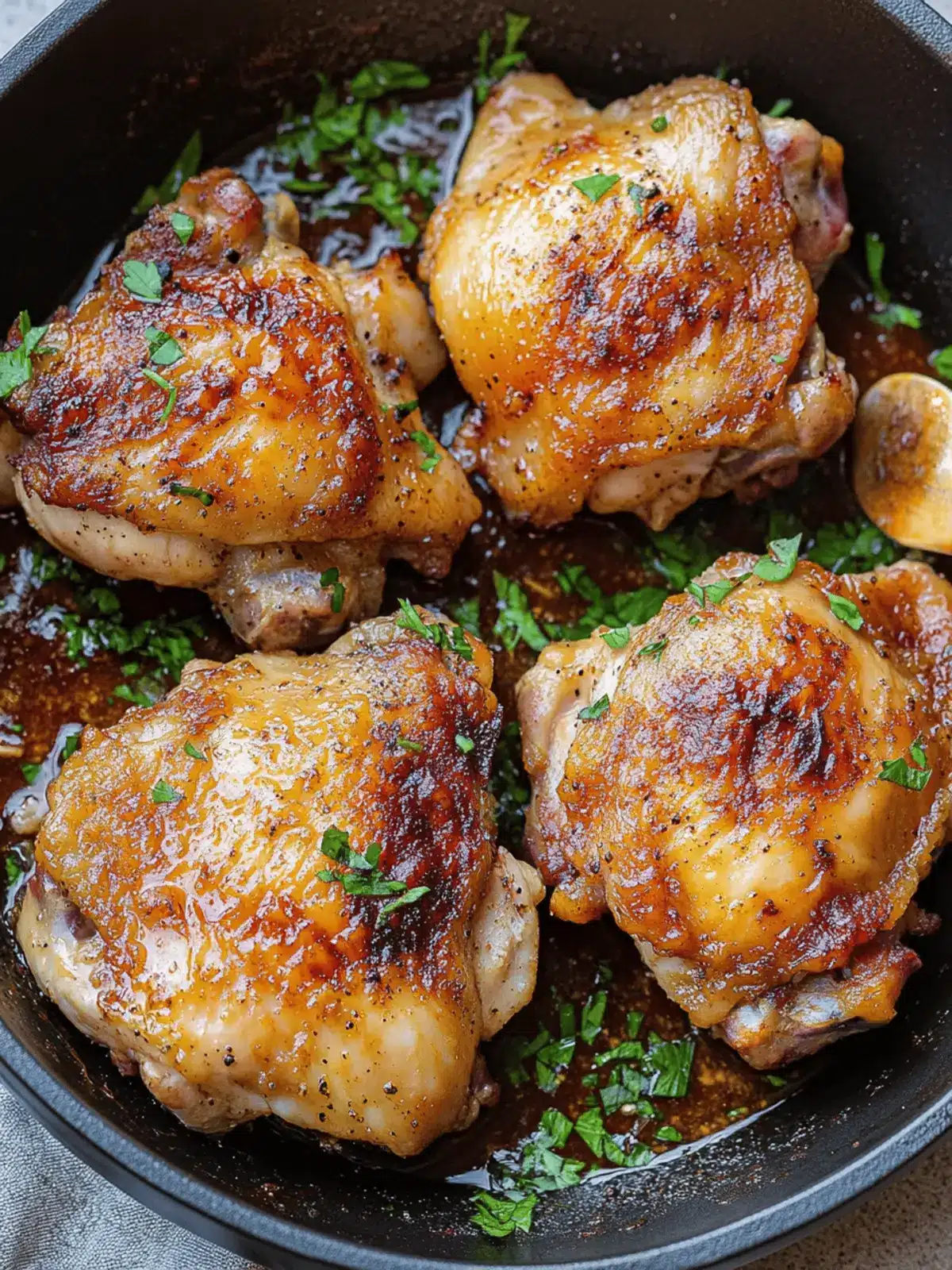 Savory Pan-Seared Chicken Thighs Ready in 30 Minutes 4 Pan-Seared Chicken Thighs (30 Minutes!)