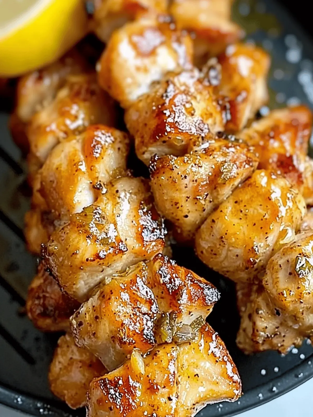 Air Fryer Lemon Pepper Chicken Skewers: Juicy & Flavorful Delight 2 Air Fryer Lemon Pepper Chicken Skewers