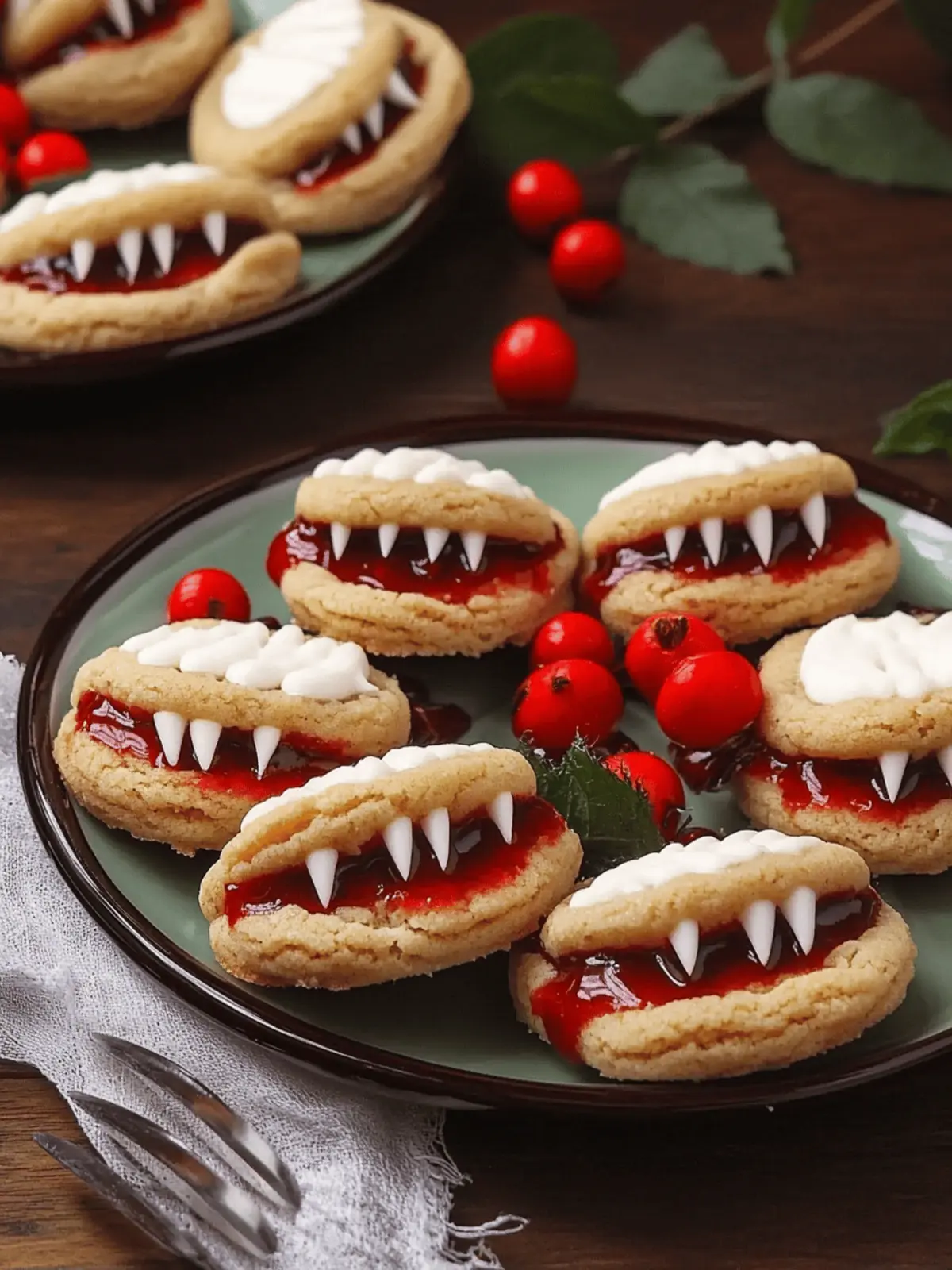 Vampire Cookies: Spooky Sweet Treats for Halloween Fun 3 Vampire Cookies