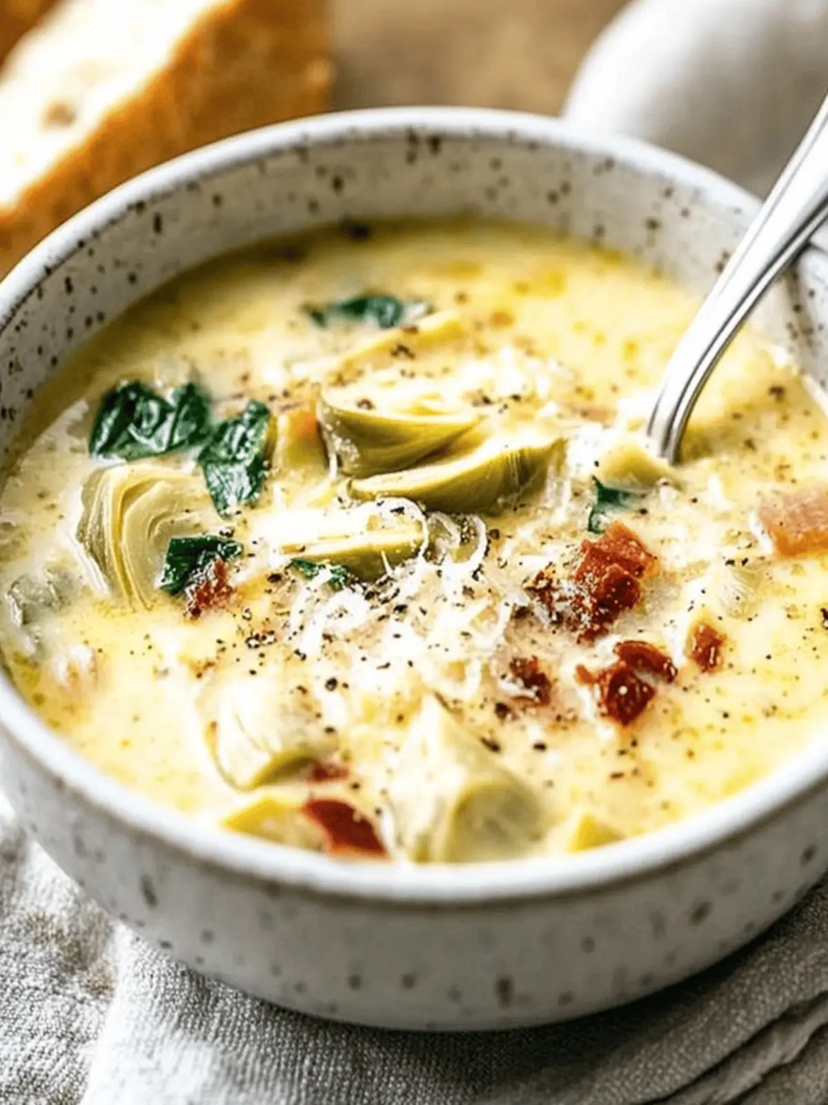 Lemony Tuscan Artichoke Soup for a Cozy Home-Cooked Meal 2 Lemony Tuscan Artichoke Soup