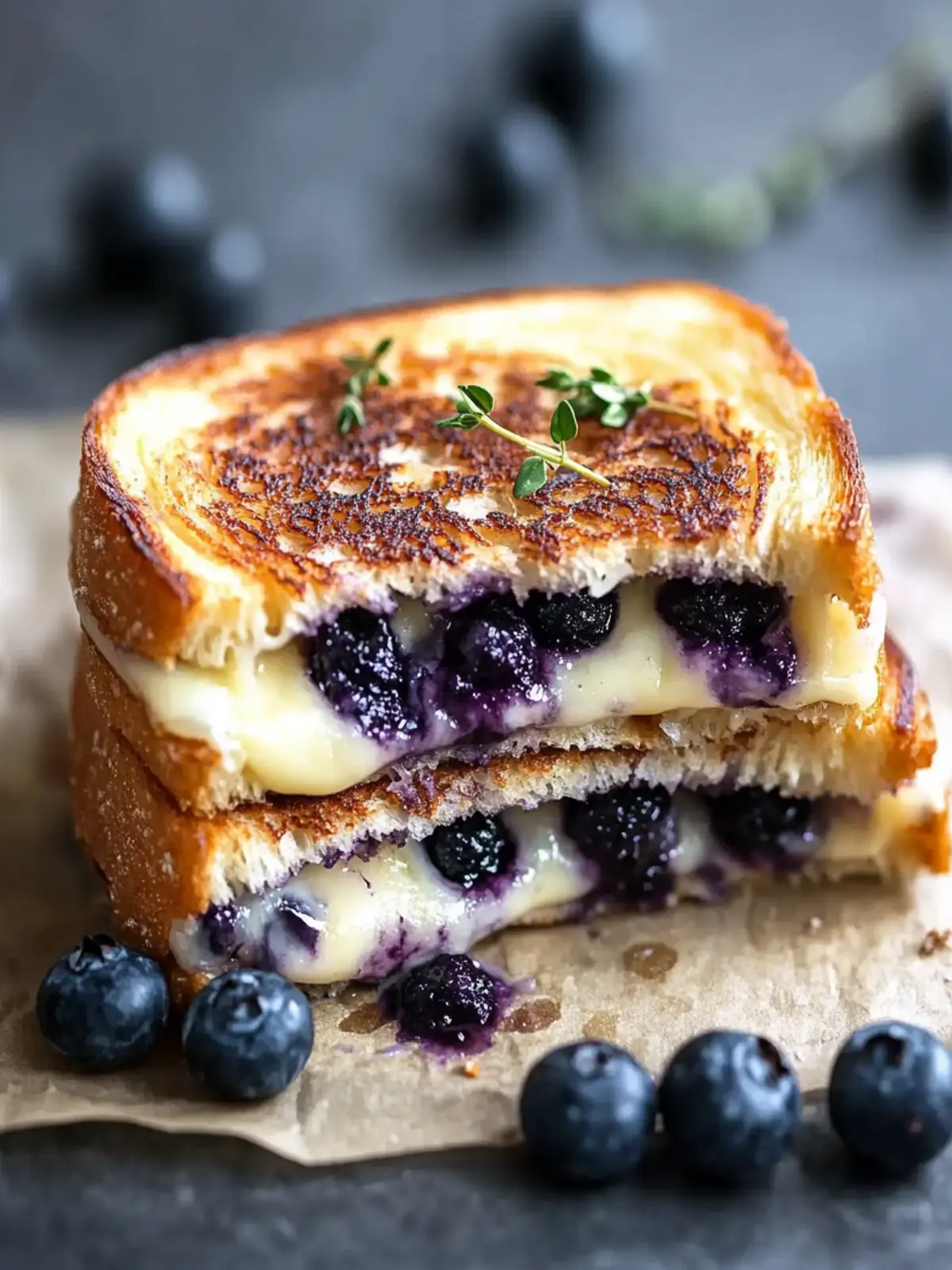 Crispy Blueberry Grilled Cheese That Will Wow Your Taste Buds 2 Crispy Blueberry Grilled Cheese
