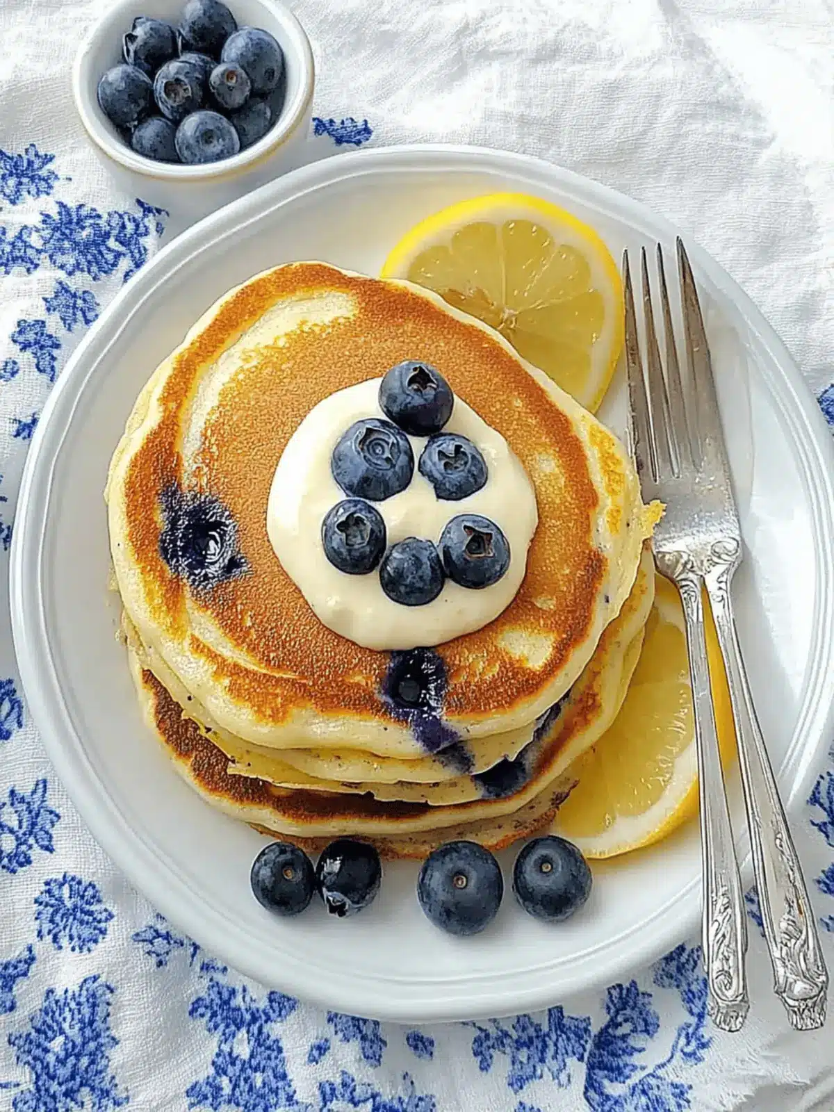 Fluffy Lemon Blueberry Pancakes that Spark Joy in Mornings 3 Lemon Blueberry Pancakes