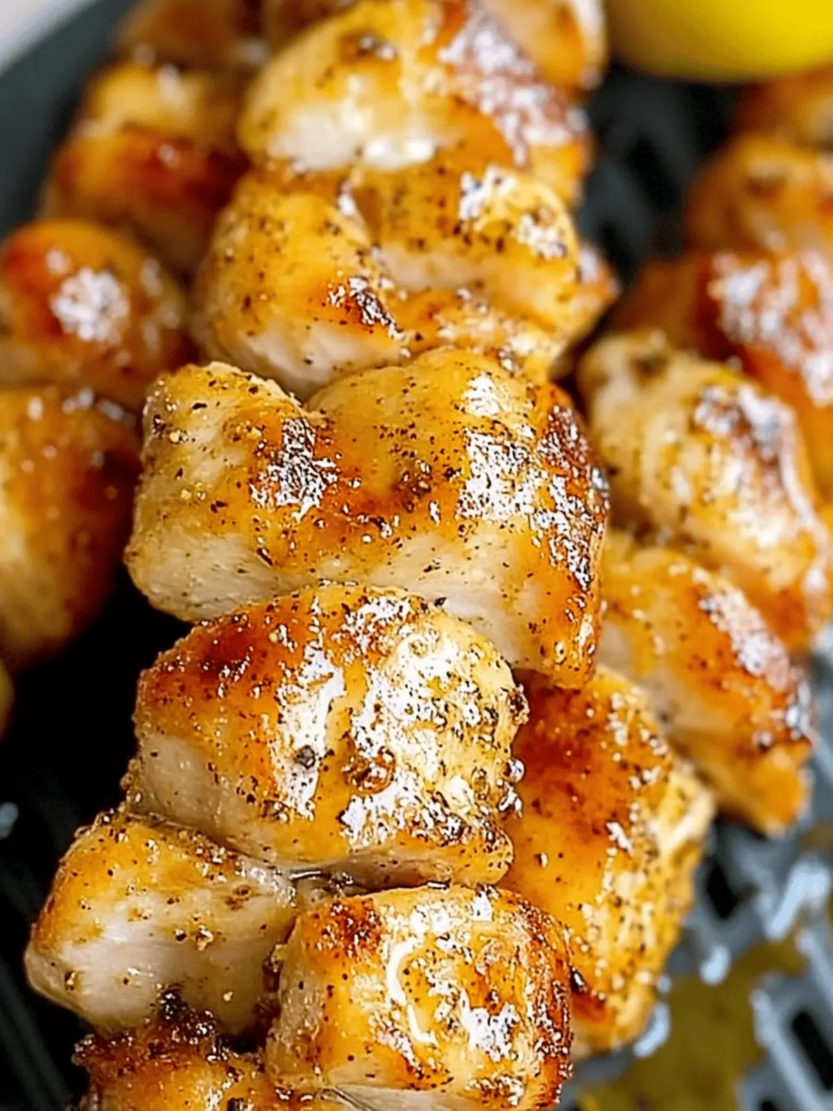 Air Fryer Lemon Pepper Chicken Skewers: Juicy & Flavorful Delight 4 Air Fryer Lemon Pepper Chicken Skewers