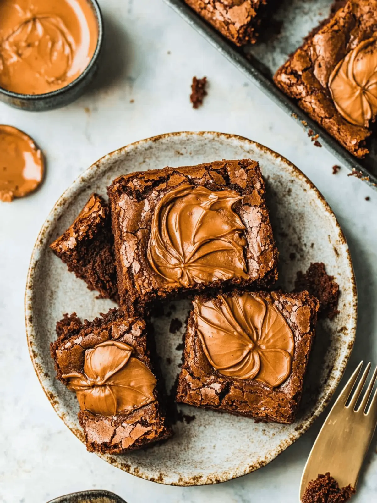 Biscoff Brownies: Gooey, Fudgy Treats Made Easy at Home 4 Biscoff Brownies (Lotus Brownies) Gooey, Fudgy & Easy