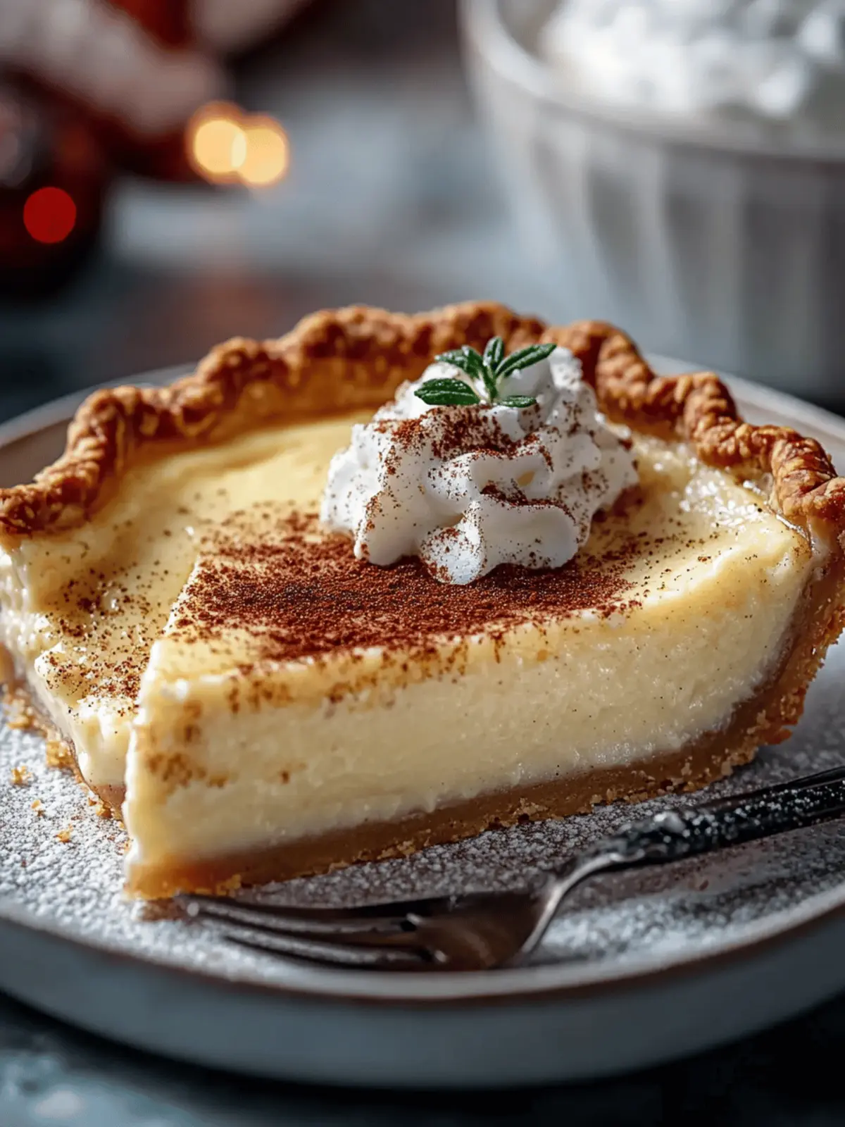 Perfect Your Christmas Eve Cinnamon-Vanilla Custard Pie Delight 4 Perfect Your Christmas Eve Cinnamon-vanilla Creamy Custard Pie