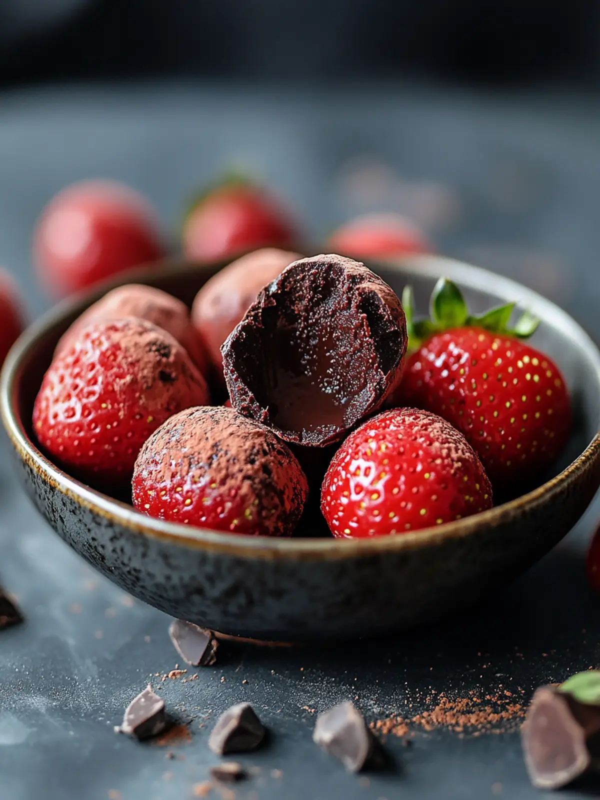 Decadent Strawberry Dark Chocolate Truffles You ll Crave 3 Decadent Strawberry Dark Chocolate Truffles