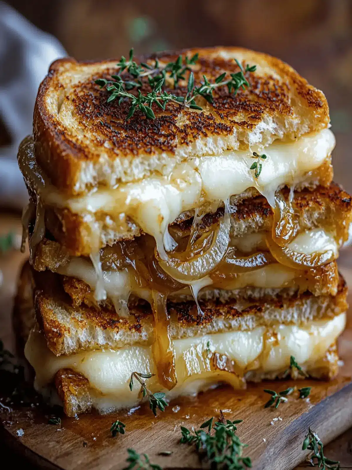 Pear & Apple Grilled Cheese with Caramelized Onions: Pure Comfort 2 Pear & Apple Grilled Cheese With Caramelized Onions: Comfort In Every Bite