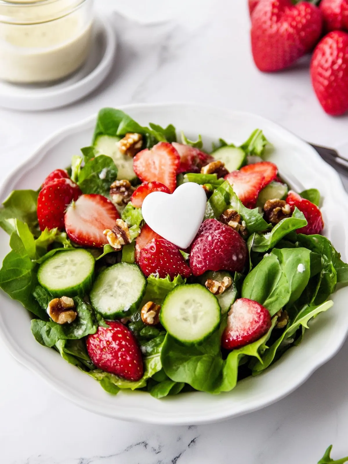 Valentine s Day Salad That s Perfect for Two: Love on a Plate 2 Valentine s Day Salad That s Perfect for Two