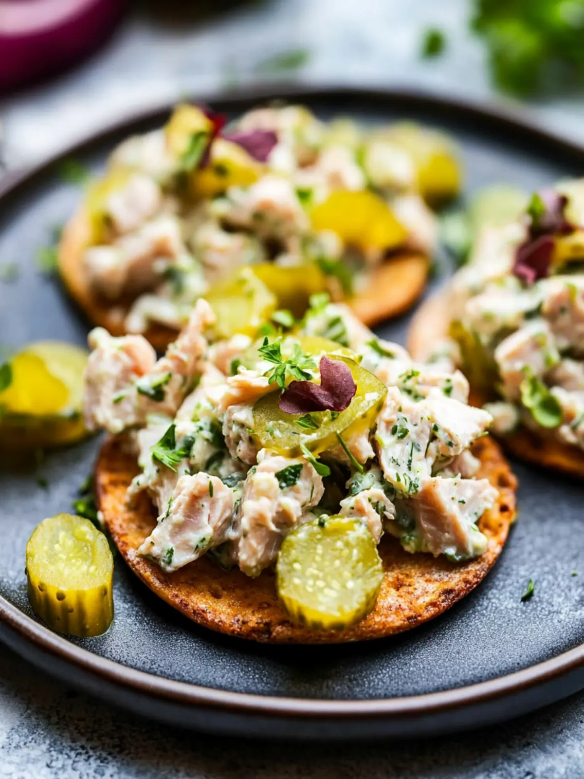 Dill Pickle Tuna Salad: Quick & Zesty High-Protein Delight 4 Dill Pickle Tuna Salad