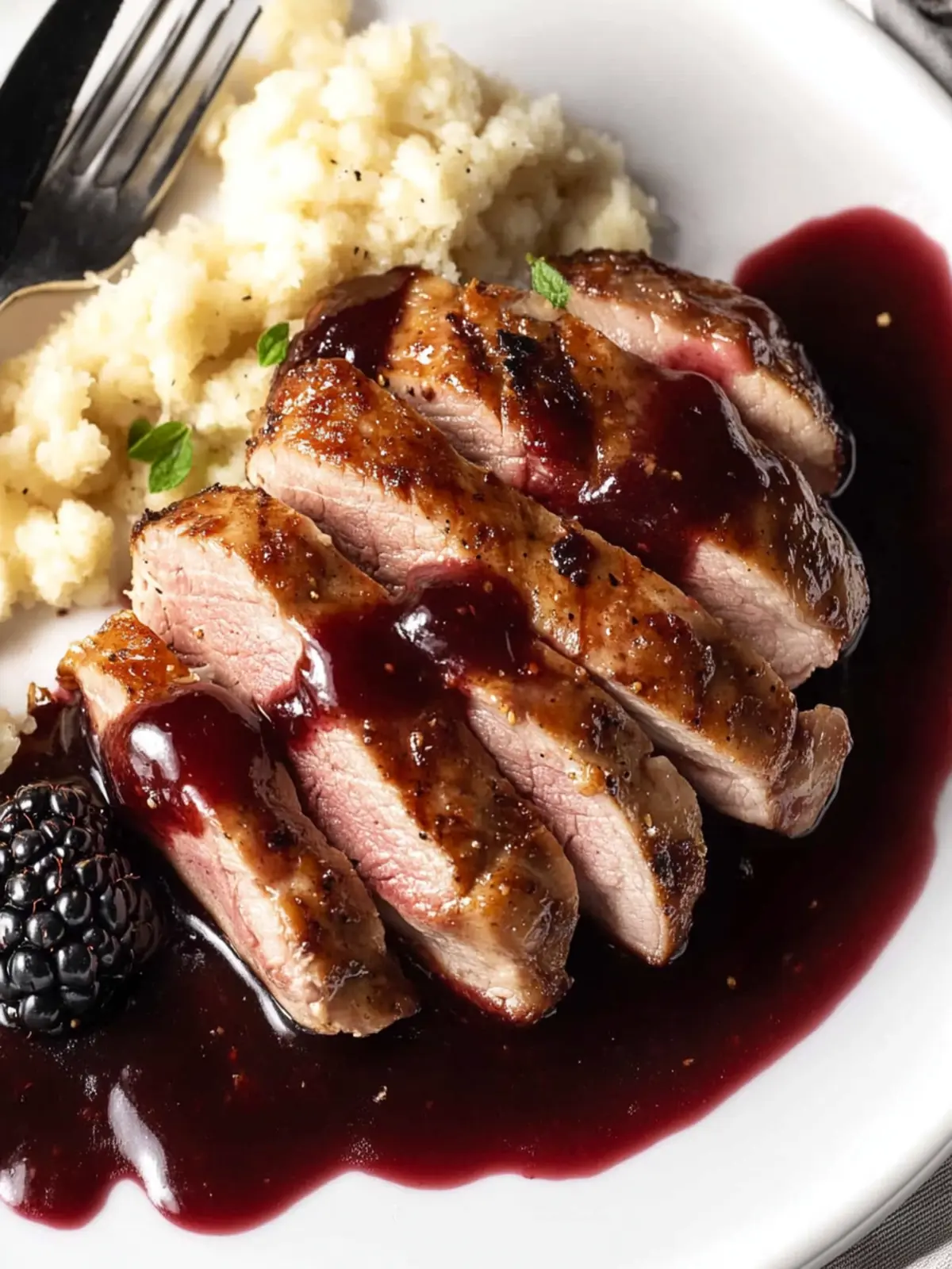 Duck Breast Recipe with Blackberry Sauce for an Impressive Meal 3 Duck Breast Recipe (with Blackberry Sauce)