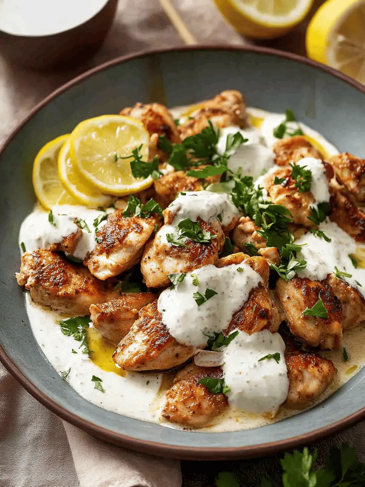 Savory Lebanese Lemon Garlic Chicken Inspired by Al Aseel 3 Lebanese Lemon Garlic Chicken Al Aseel