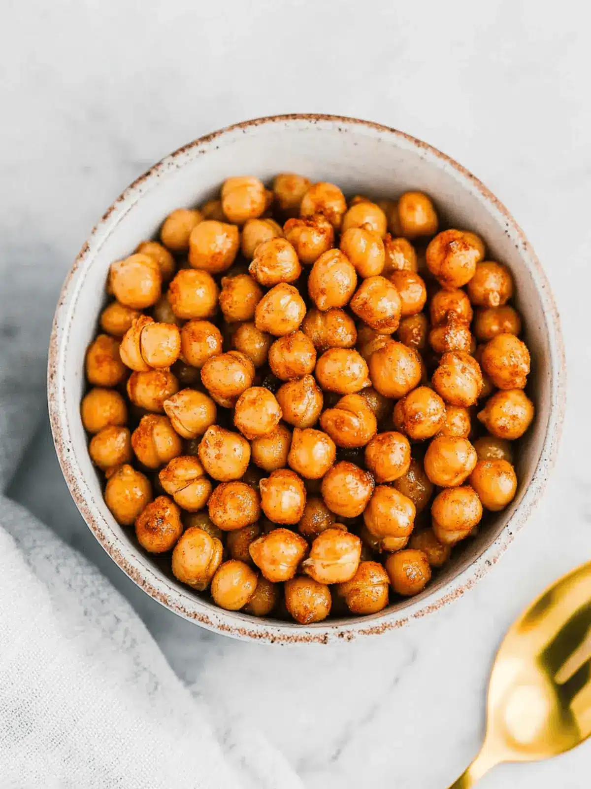 Crispy Easy Oven Roasted Chickpeas for a Healthy Crunch 4 Easy Oven Roasted Chickpeas