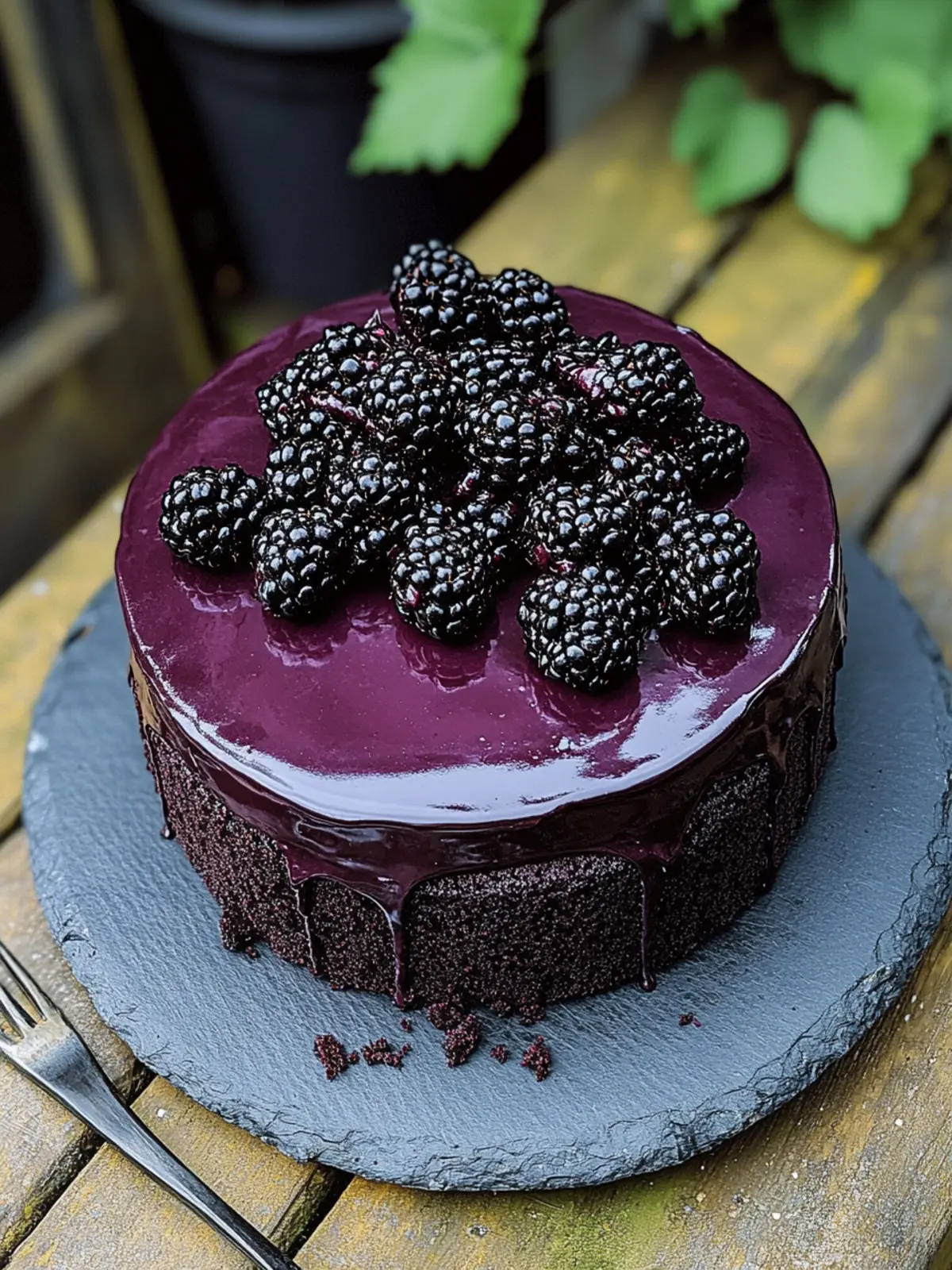 Decadent Blackberry Velvet Gothic Cake for Unforgettable Celebrations 3 Blackberry Velvet Gothic Cake