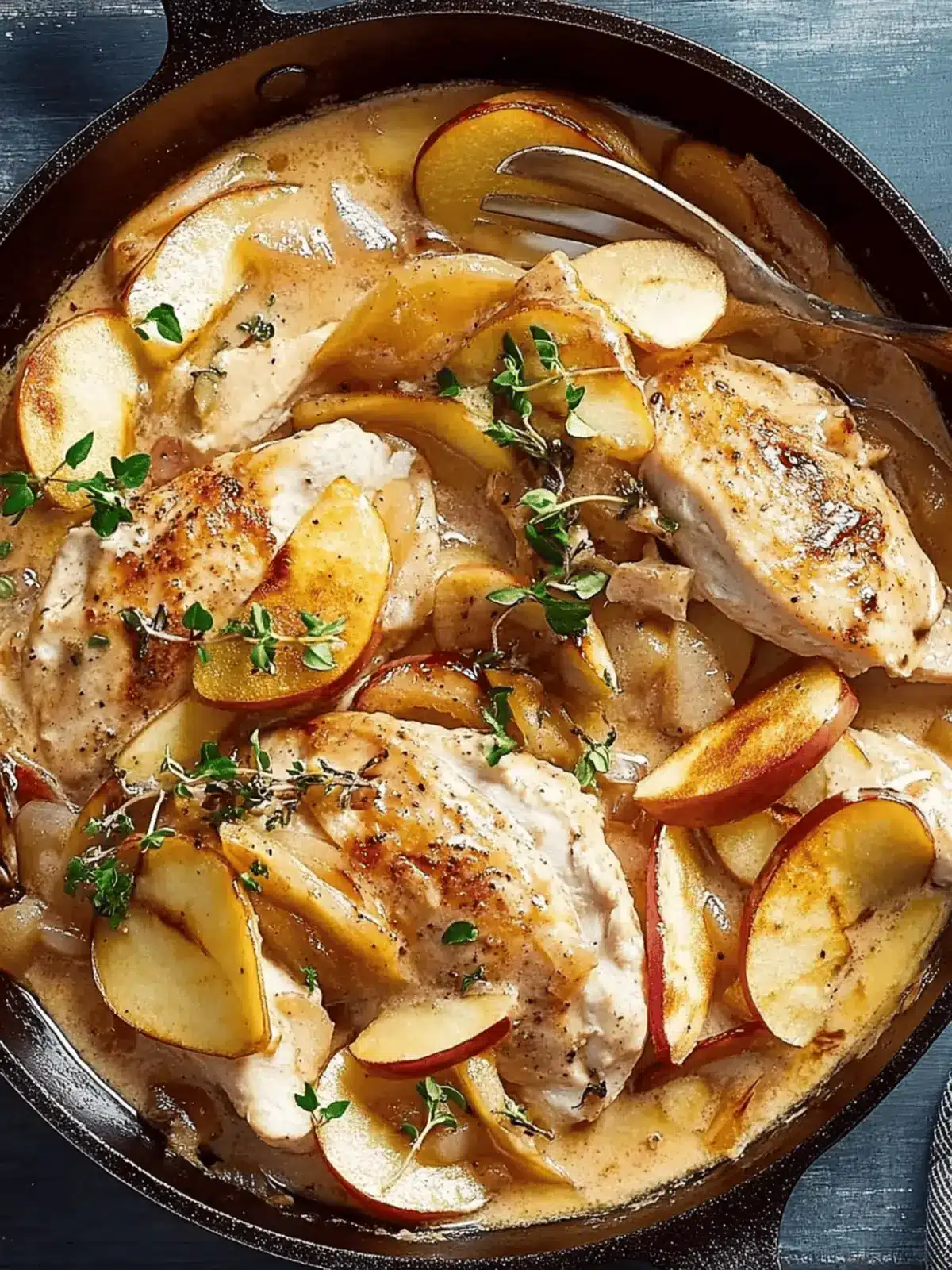 Creamy Apple Bourbon Chicken Skillet for Cozy Family Dinners 3 Creamy Apple Bourbon Chicken Skillet