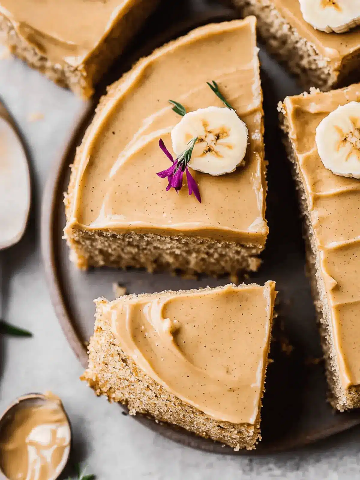 Indulge in Peanut Butter Banana Cake with Creamy Mousse 3 Peanut Butter Banana Cake