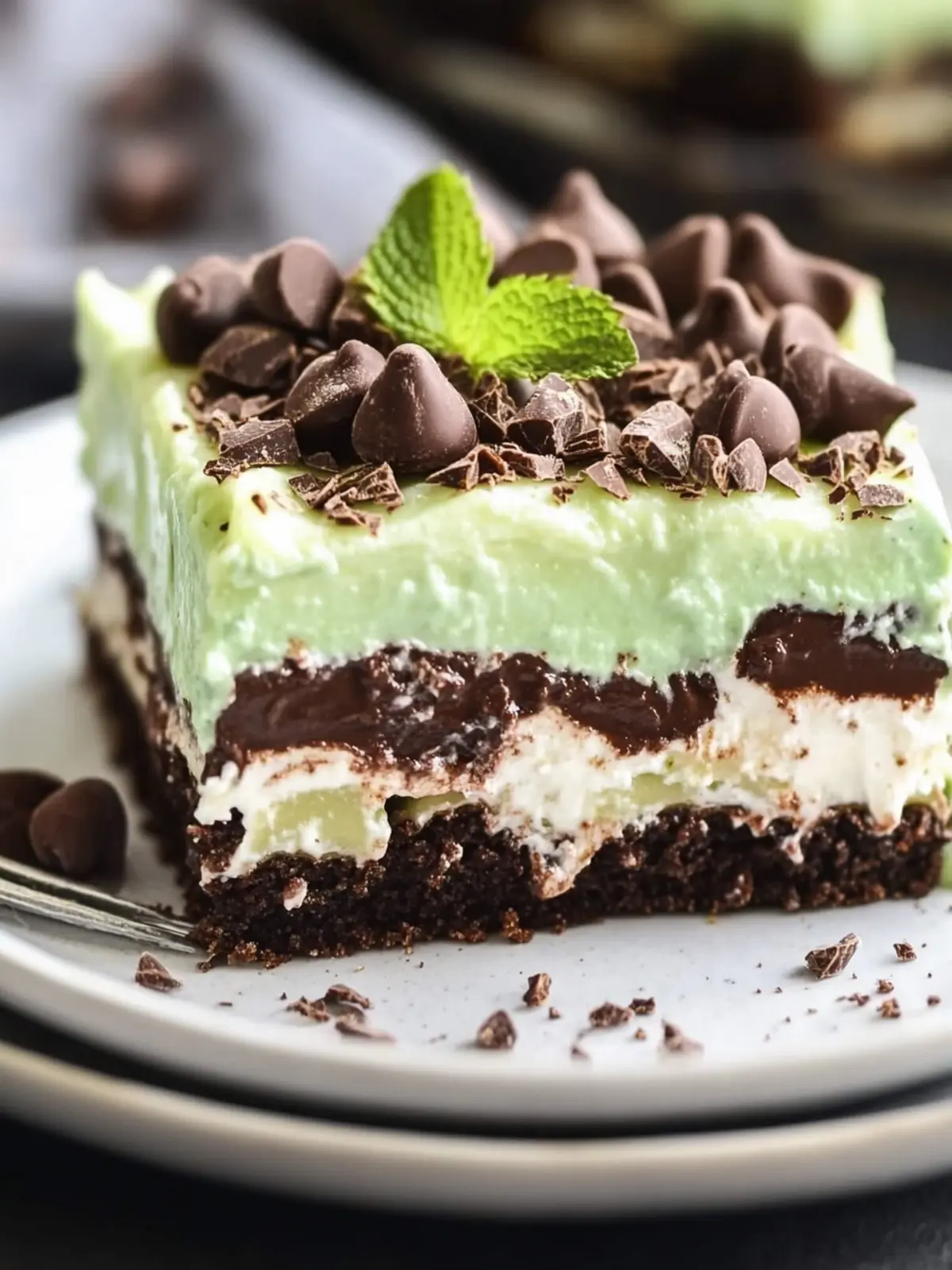 Mint Chocolate Lasagna: A Festive No-Bake Wonder 3 Mint Chocolate Lasagna