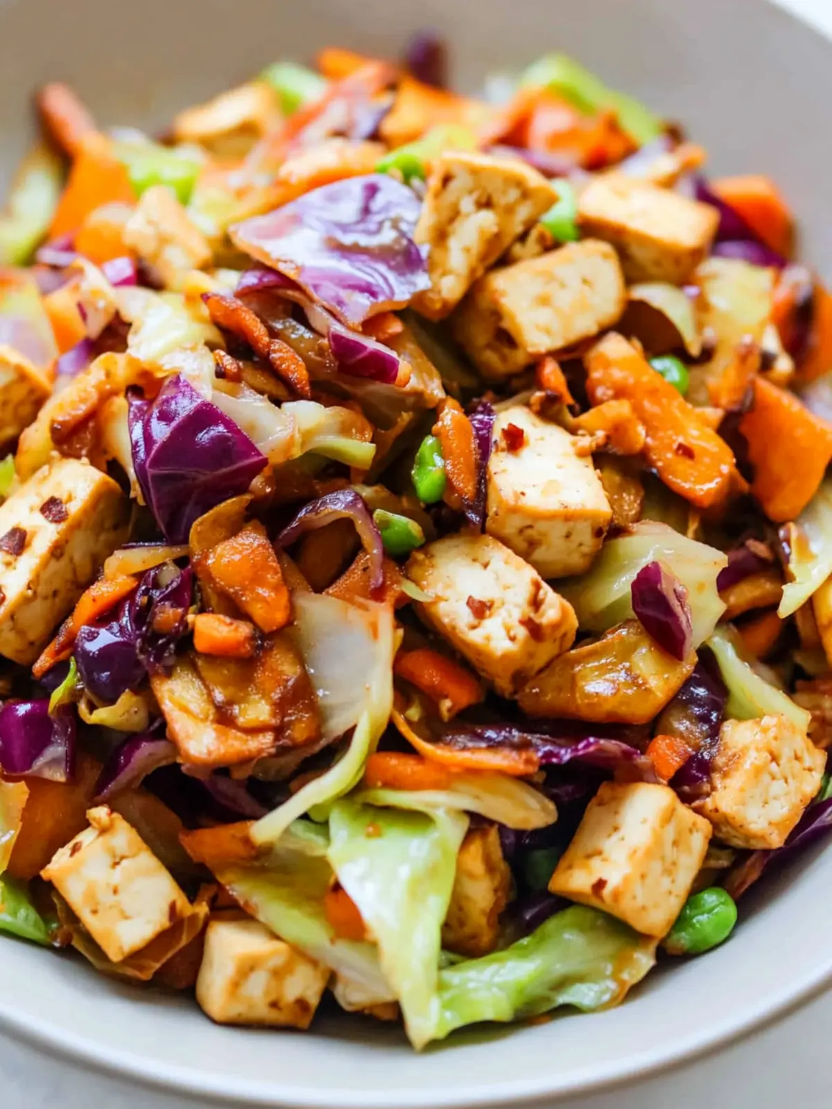 Savory Easy Cabbage Tofu Stir-Fry Ready in Just 20 Minutes 4 Easy Cabbage Tofu Stir-Fry
