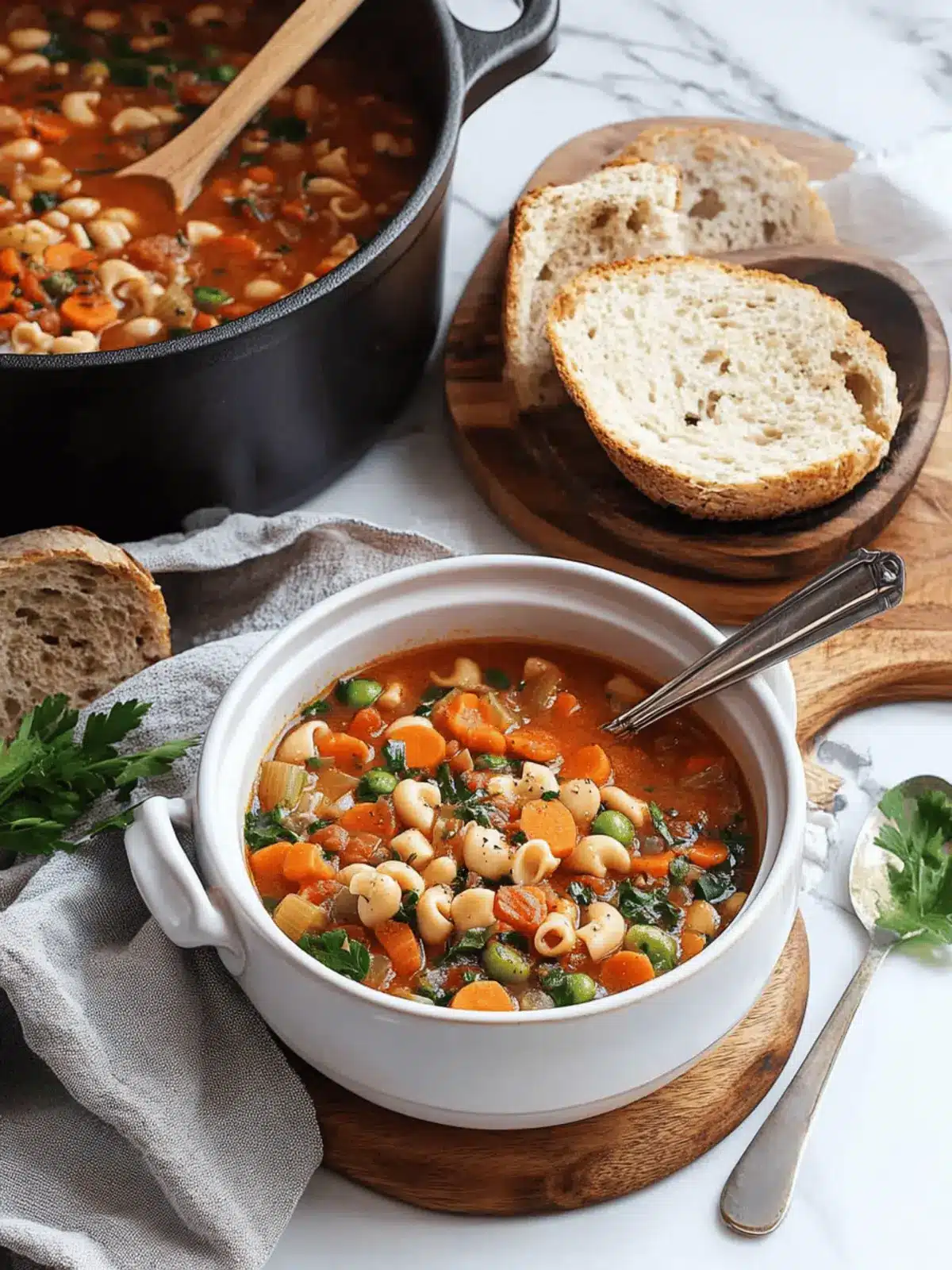 Hearty Minestrone Soup: Quick & Customizable Comfort Food 2 Minestrone Soup