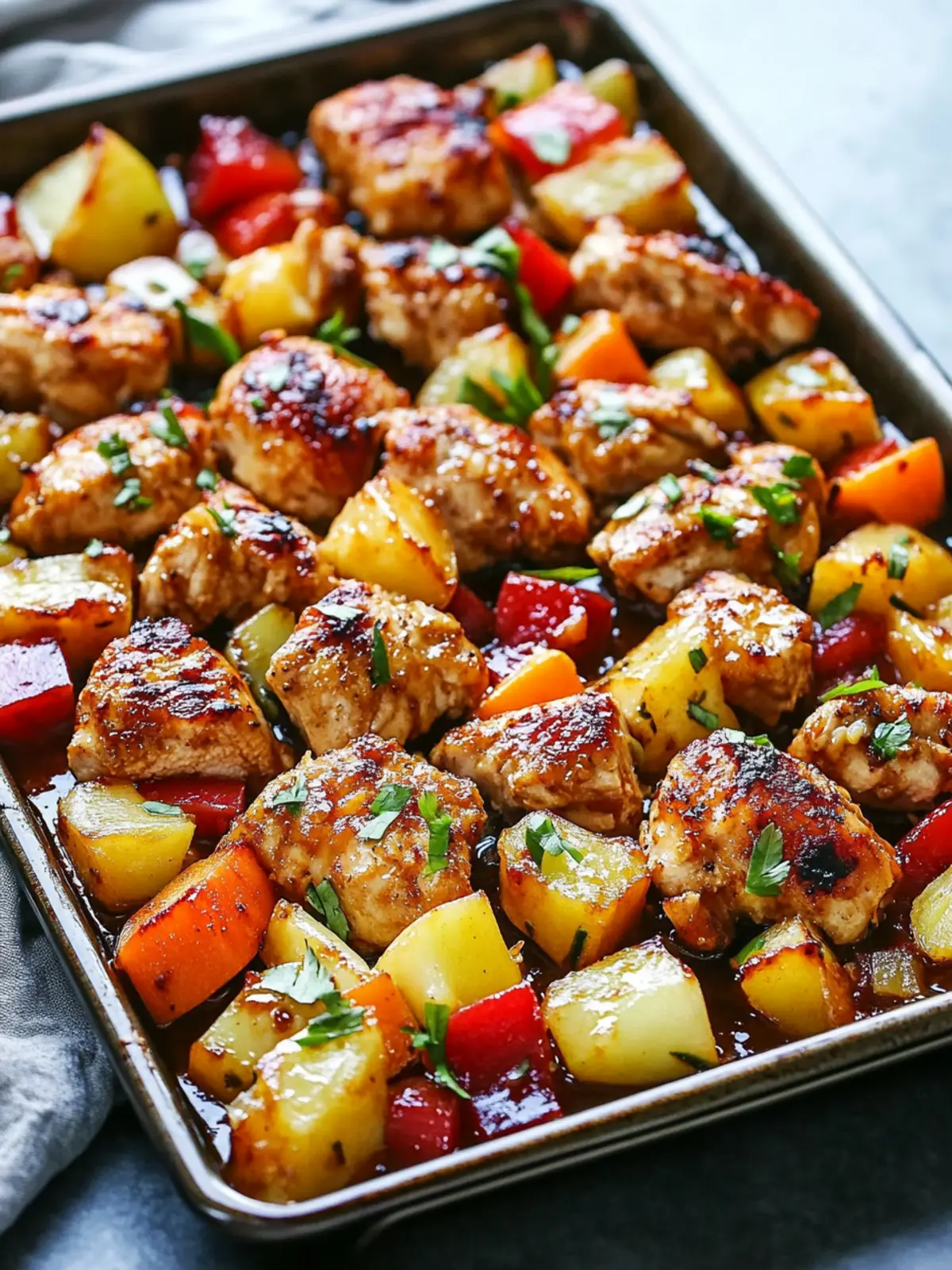 Savory Hawaiian Chicken Sheet Pan Your Easy Family Dinner Delight 3 Hawaiian Chicken Sheet Pan