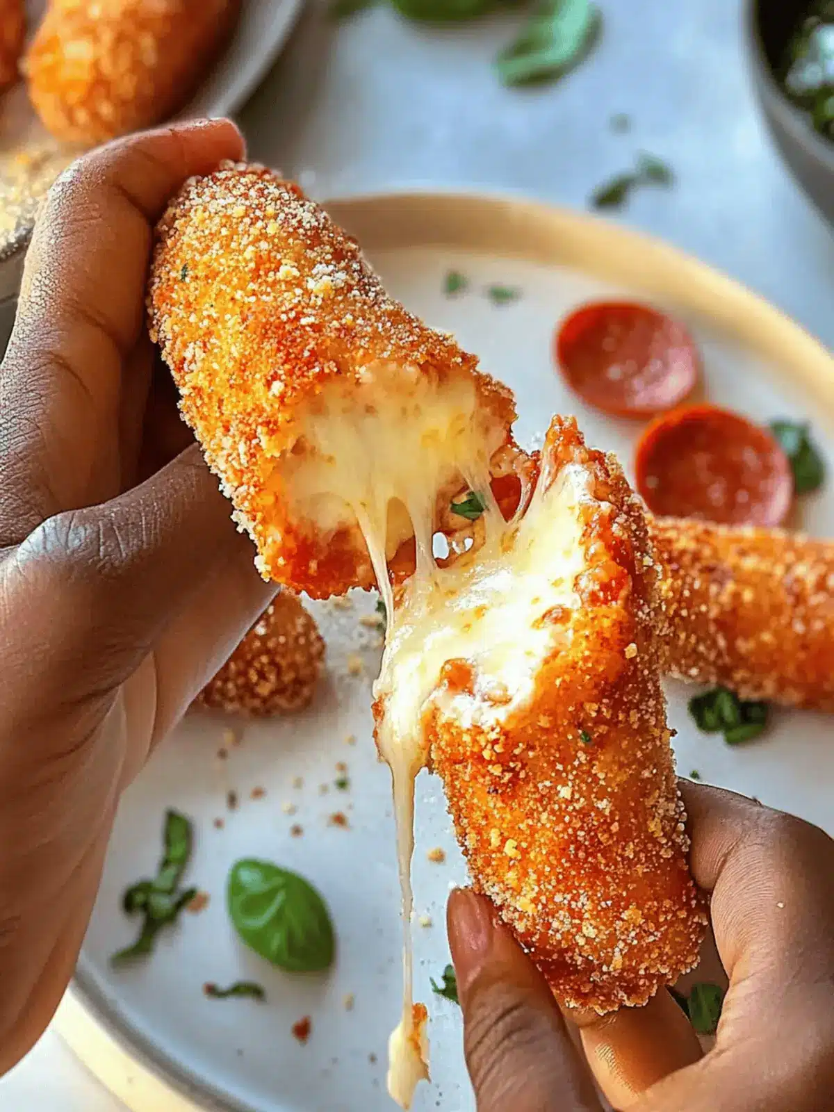 Pepperoni Pizza Mozzarella Sticks: Your New Favorite Snack 4 Pepperoni Pizza Mozzarella Sticks