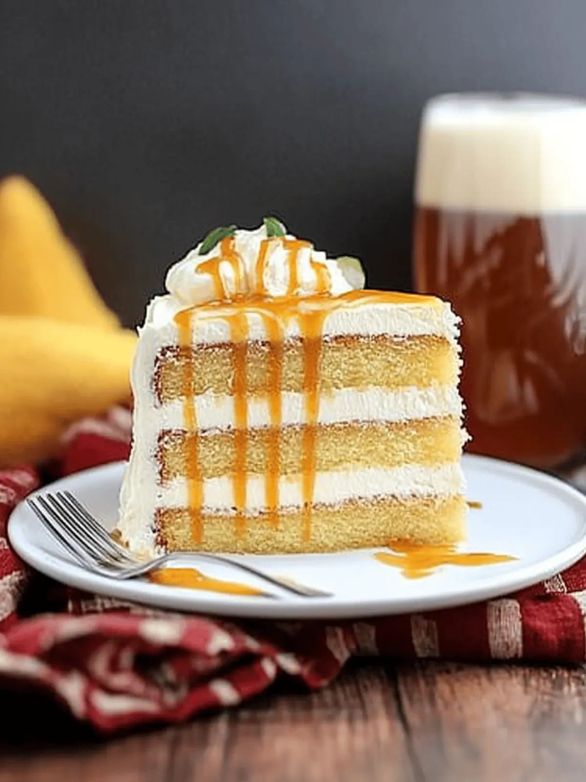 Butterbeer Cream Cake: Enchanting Treat for Home Chefs 2 butterbeer cream cake ¦ for the finest wizards
