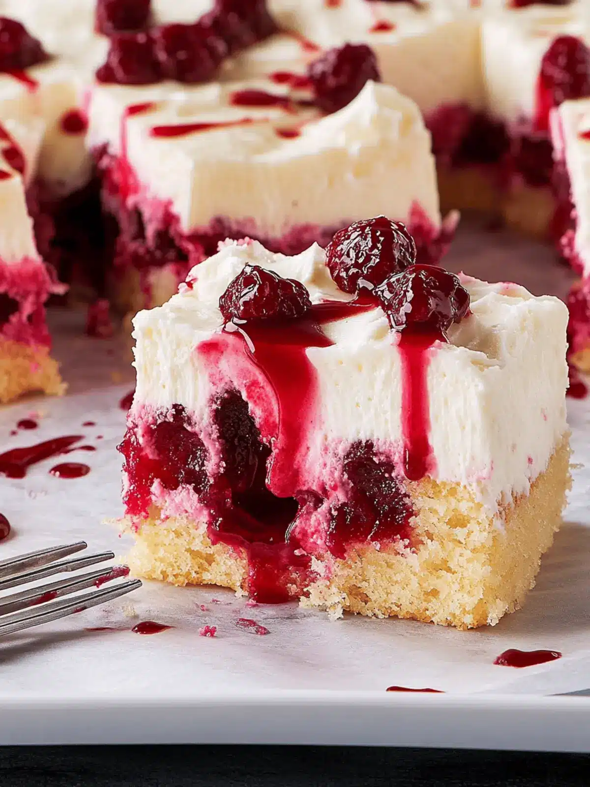 Spooky Vampire Poke Cake with Cherry Blood Surprise 4 Vampire Poke Cake