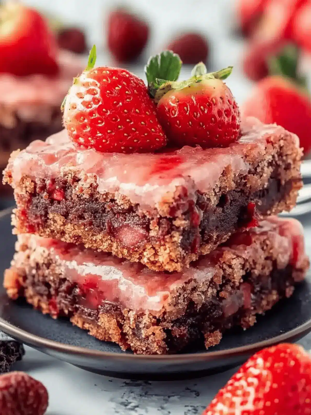 Soft & Chewy Strawberry Brownies Recipe Your New Favorite Dessert 2 Strawberry Brownies Recipe: A Soft & Chewy Strawberry Dessert