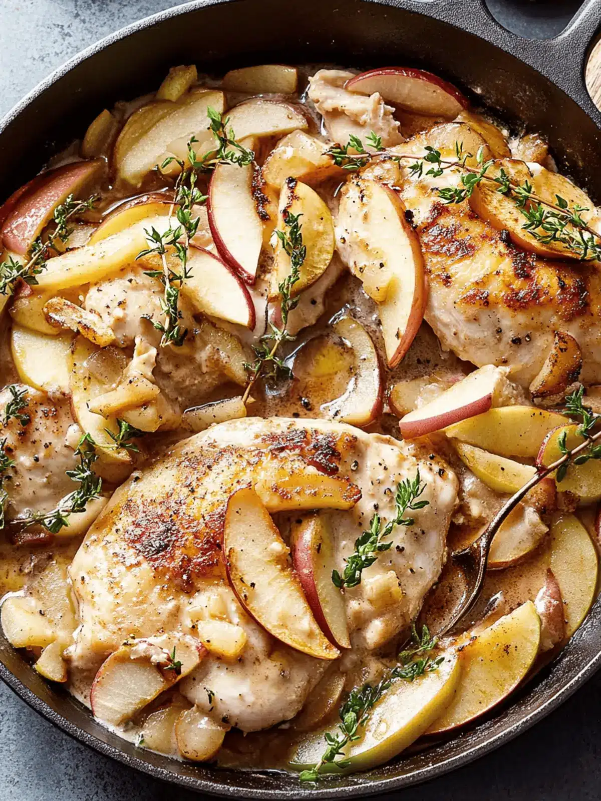Creamy Apple Bourbon Chicken Skillet for Cozy Weeknight Dinners 3 Creamy Apple Bourbon Chicken Skillet