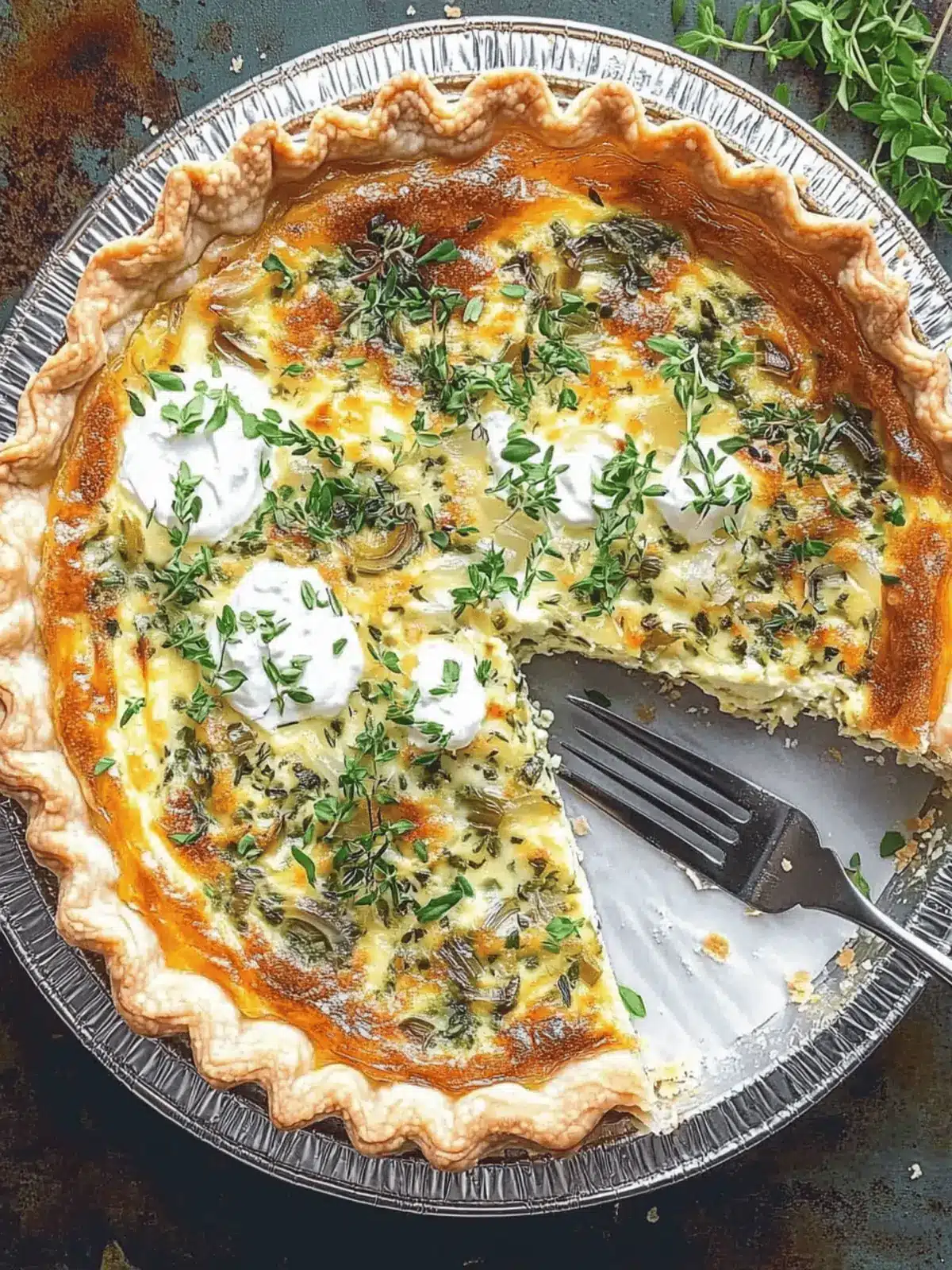 Sweet Onion and Herb Quiche: A Delightful Brunch Treat 4 Sweet Onion and Herb Quiche