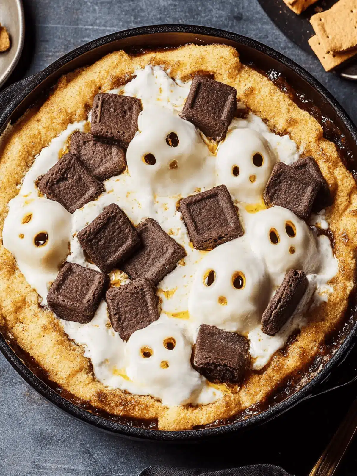 Delicious Ghost S'mores Dip for Spooky Sweet Gatherings 2 Ghost S'mores Dip