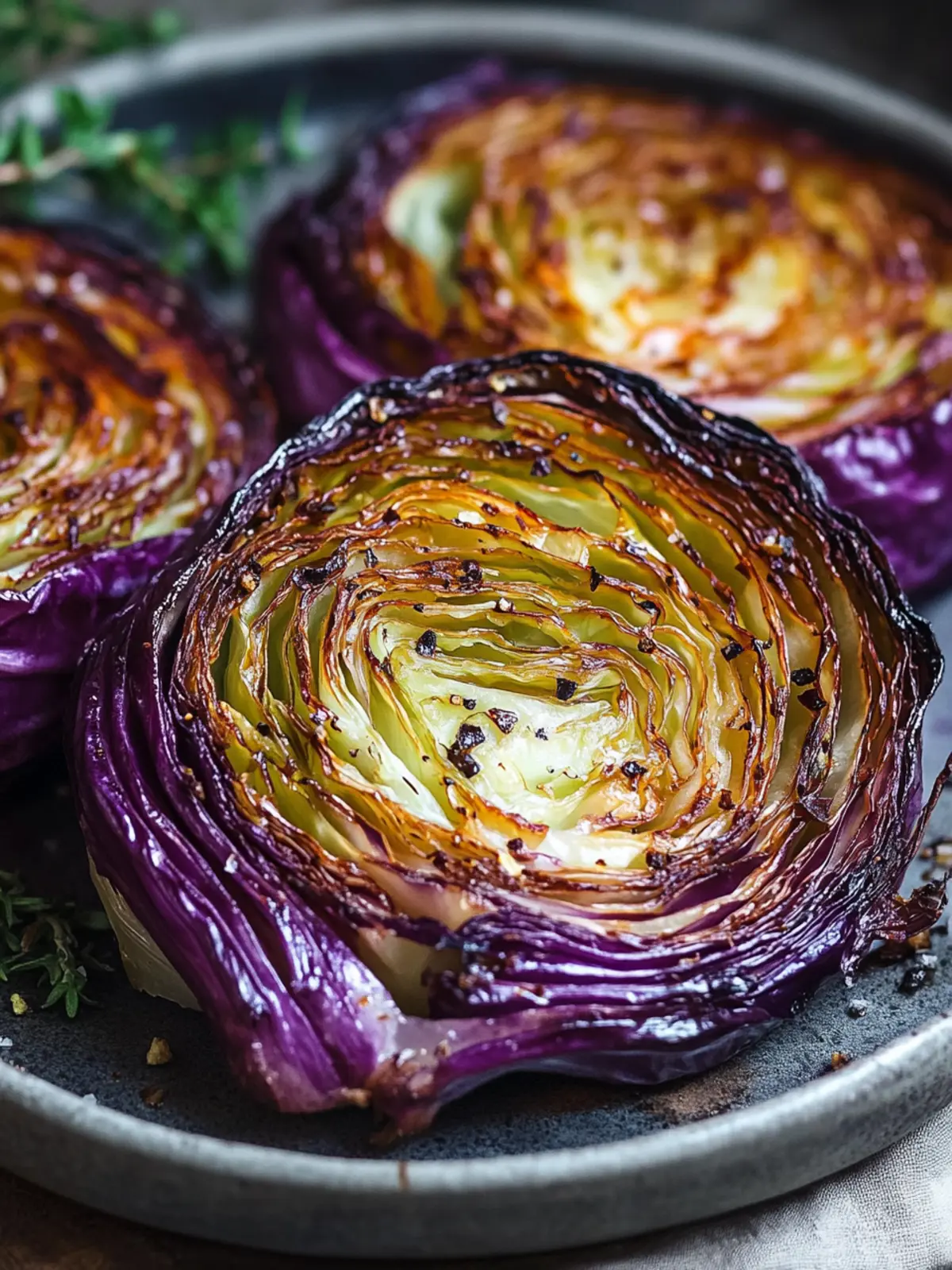 Savor Irresistible Roasted Cabbage Steaks in Minutes 3 Roasted Cabbage Steaks