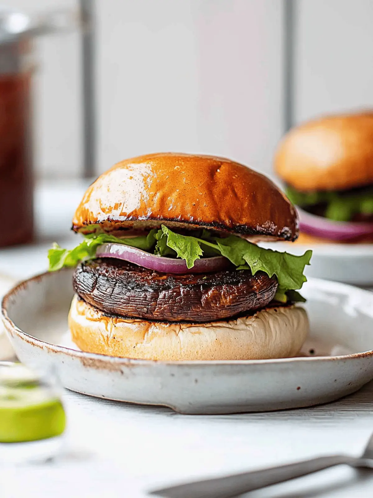 Savory Portobello Mushroom Burger Recipe for Summer BBQs 3 Portobello Mushroom Burger