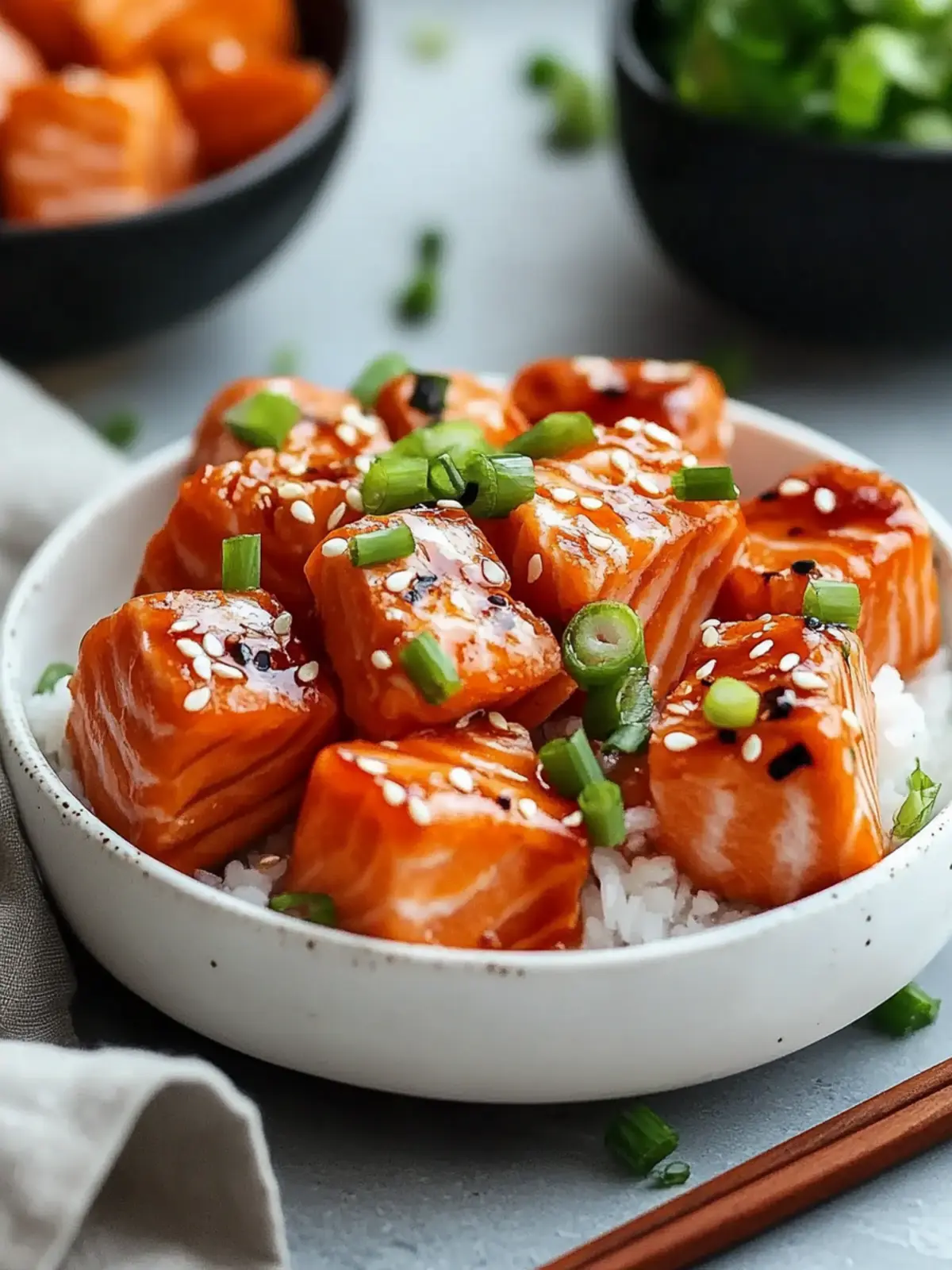 Bang Bang Salmon Bites Bowls: Quick, Flavorful Family Meal 4 Bang Bang Salmon Bites Bowls