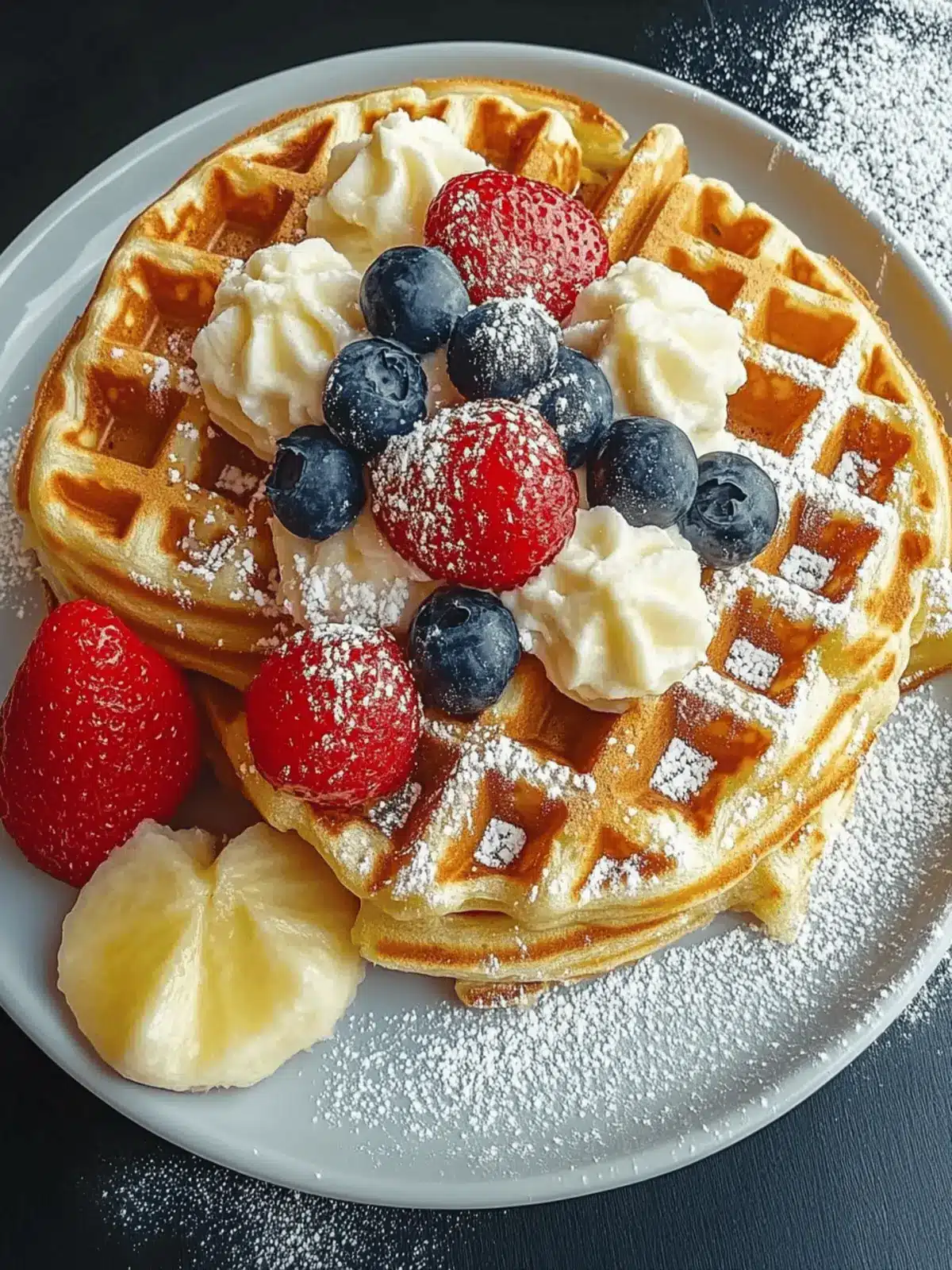 Fluffy Belgian-Style Classic Waffles for Delightful Mornings 4 Fluffy Belgian-Style Classic Waffle