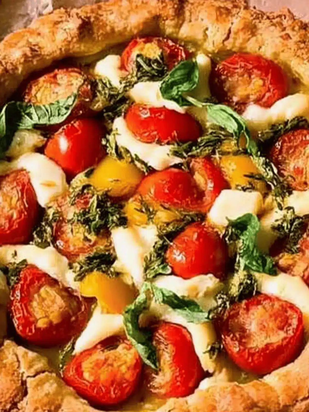 Herbed Patty Pan Squash Tomato Tart with a Healthy Crust Delight 4 Herbed Patty Pan Squash Tomato Tart with a Healthy Crust Delight