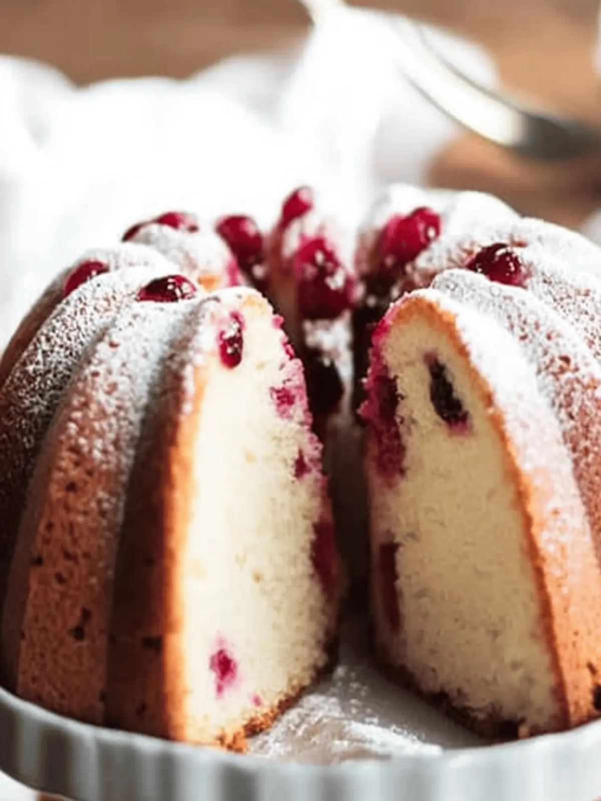 Irresistible Vanilla Cranberry Bundt Cake for Festive Feasts 4 Vanilla Cranberry Bundt Cake