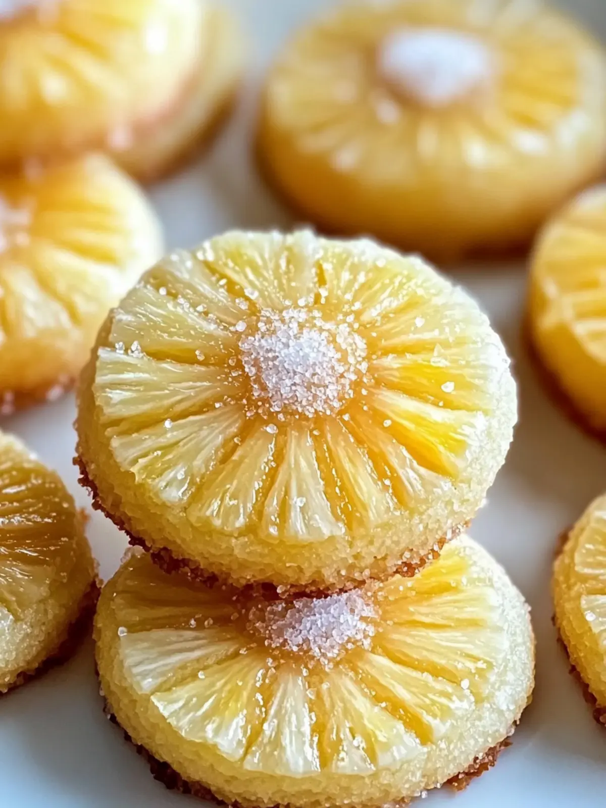 Pineapple Upside Sugar Cookies for a Tropical Treat Delight 2 Pineapple Upside Sugar Cookies