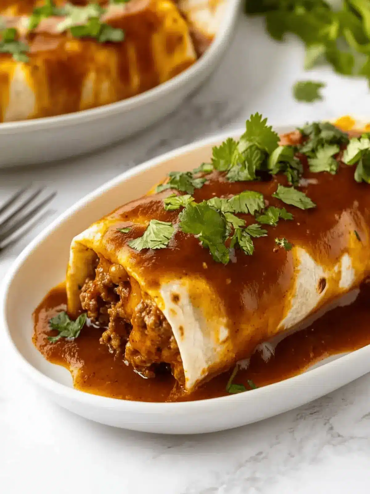 Extra Saucy Ground Beef Wet Burritos Your Family Will Love 4 Extra Saucy Ground Beef Wet Burritos