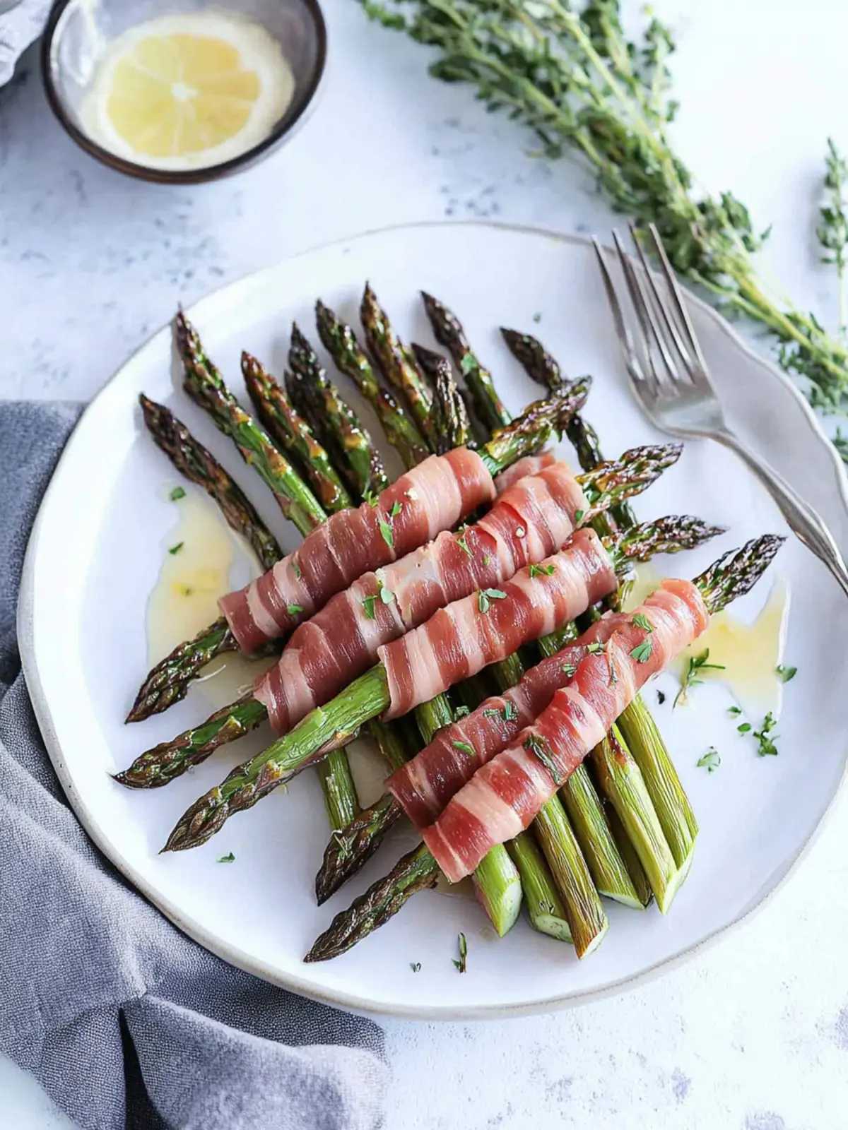 Savory Prosciutto Wrapped Asparagus: A Simple Delight 3 Prosciutto Wrapped Asparagus