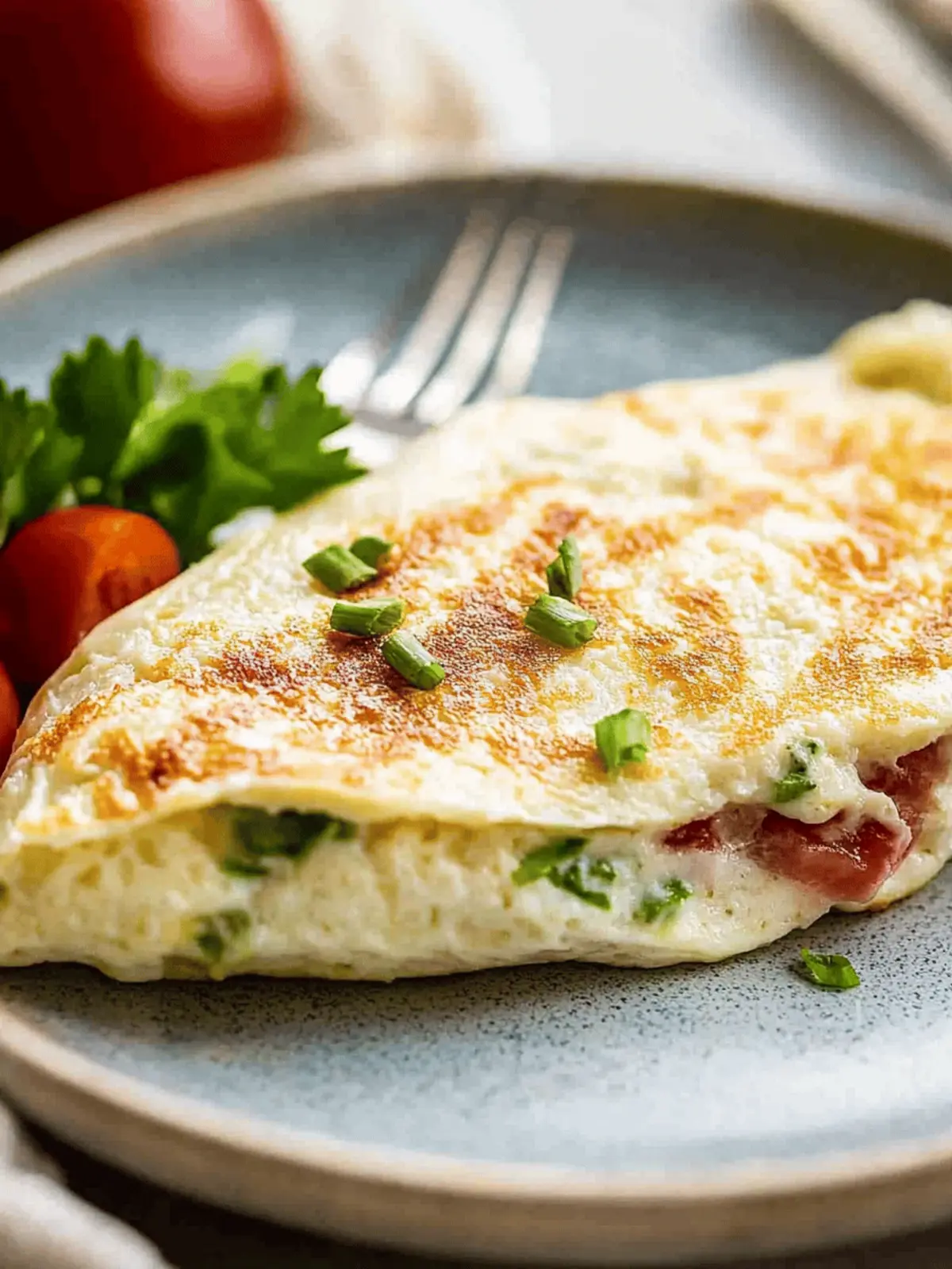 Heavenly Fluffy Egg White Omelette: A Souffl -Style Delight 3 Fluffy Egg White Omelette (Souffl -style)