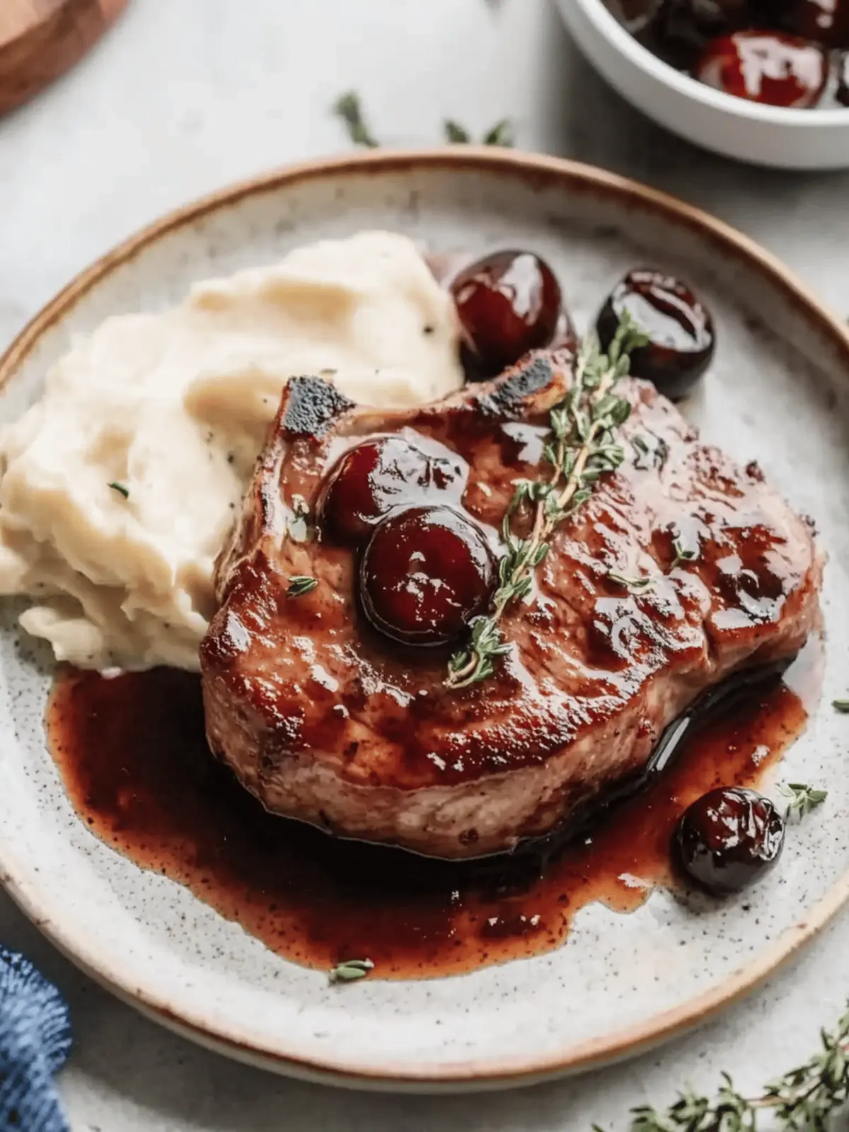Savory Balsamic Plum Pork Chops for a Quick Elegant Meal 3 Balsamic Plum Pork Chops