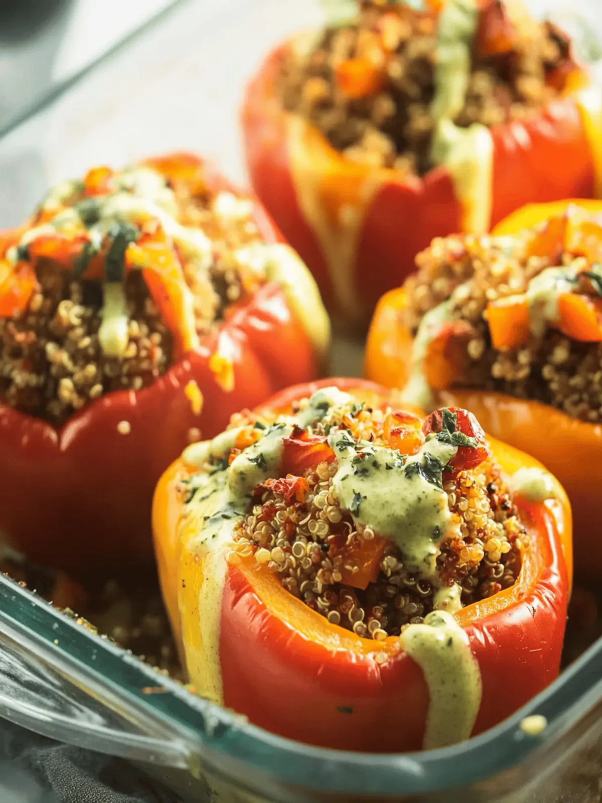 Savory Veggie Quinoa Stuffed Peppers for a Wholesome Meal 2 Veggie Quinoa Stuffed Peppers