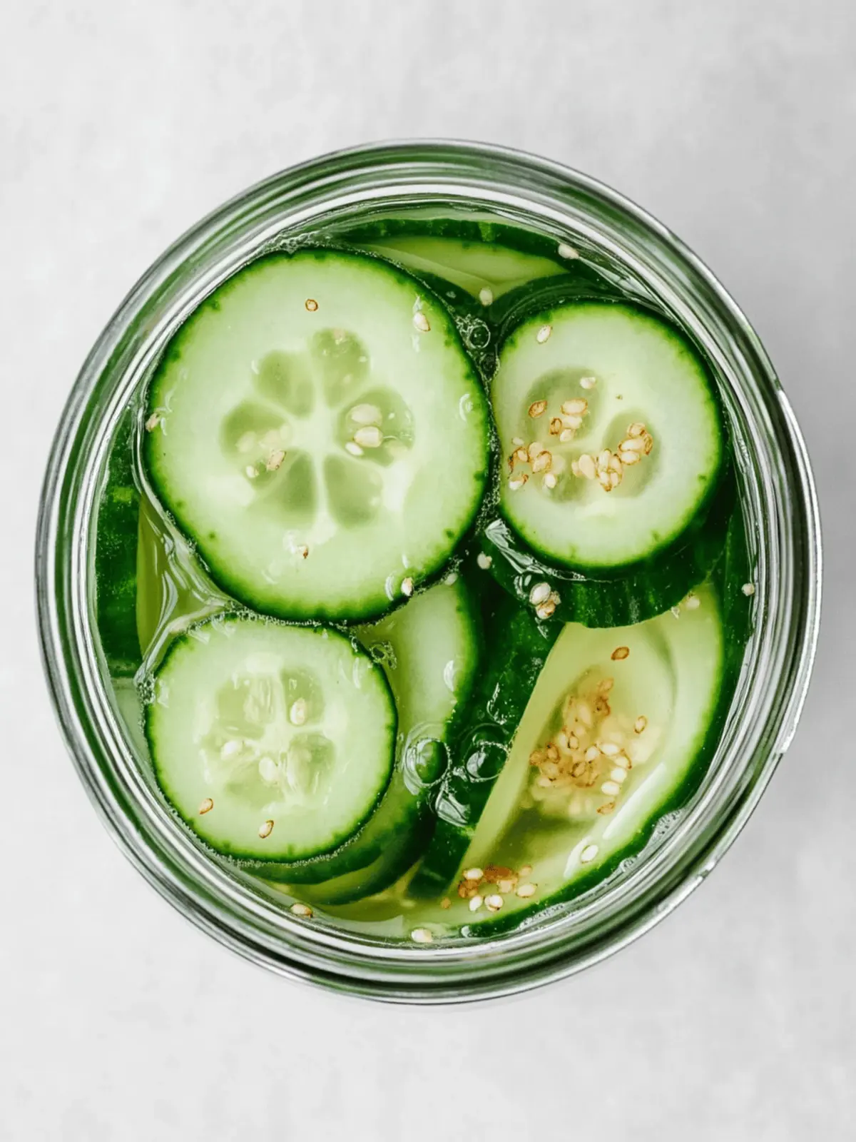 Quick Pickled Cucumber Slices for a Crunchy, Tangy Burst 4 Quick Pickled Cucumber Slices for a Crunchy, Tangy Burst