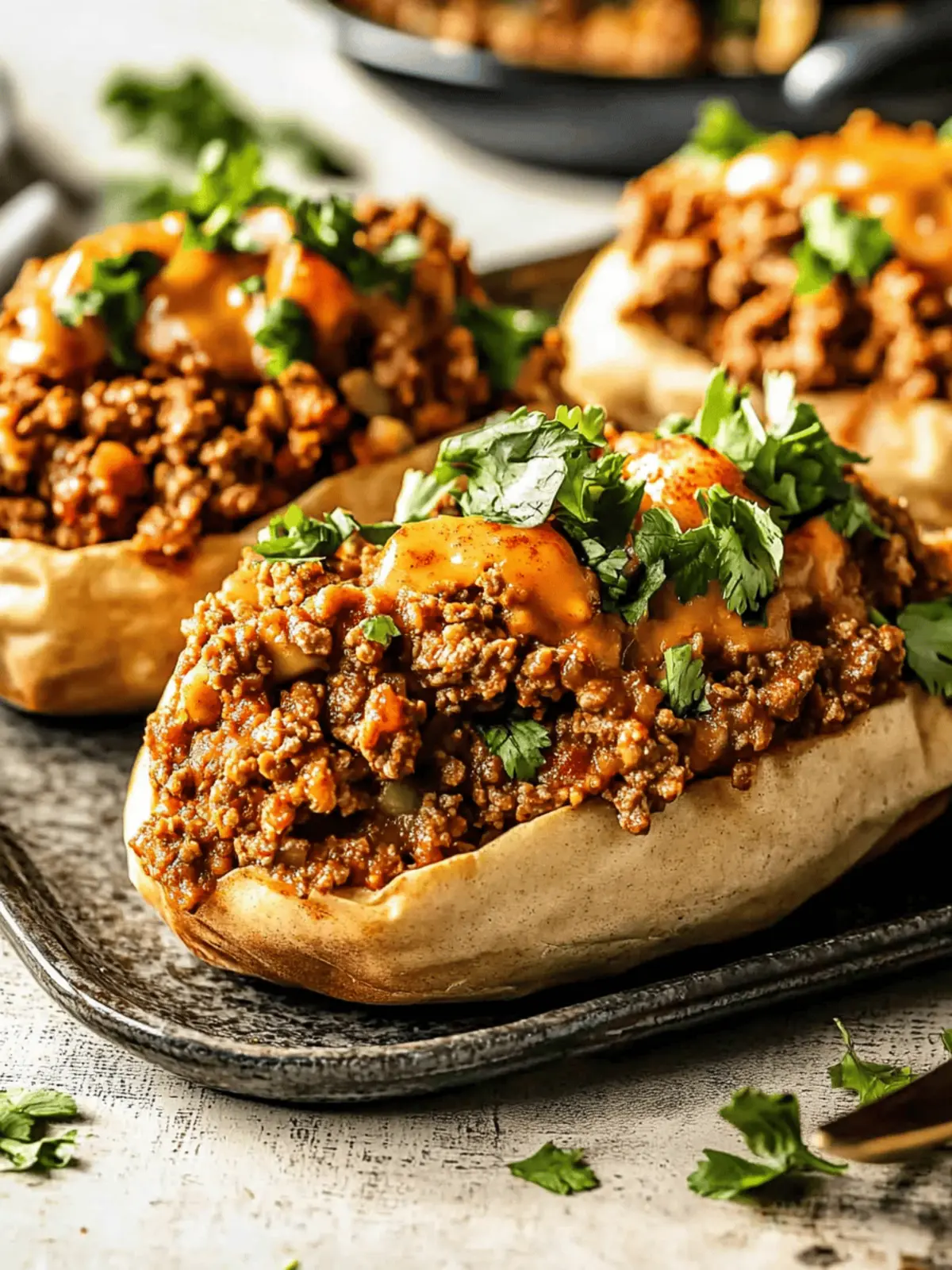 Savory Sloppy Janes in Sweet Potatoes for a Wholesome Twist 4 Sloppy Janes