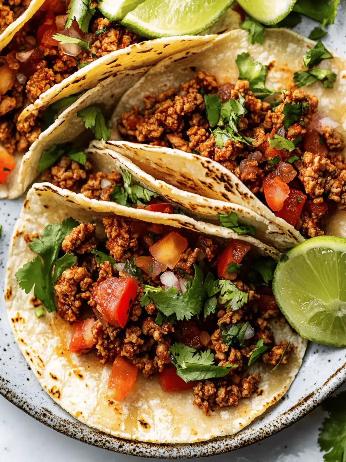 Savory Ground Turkey Tacos: Quick, Easy, & Totally Customizable 2 Ground Turkey Tacos