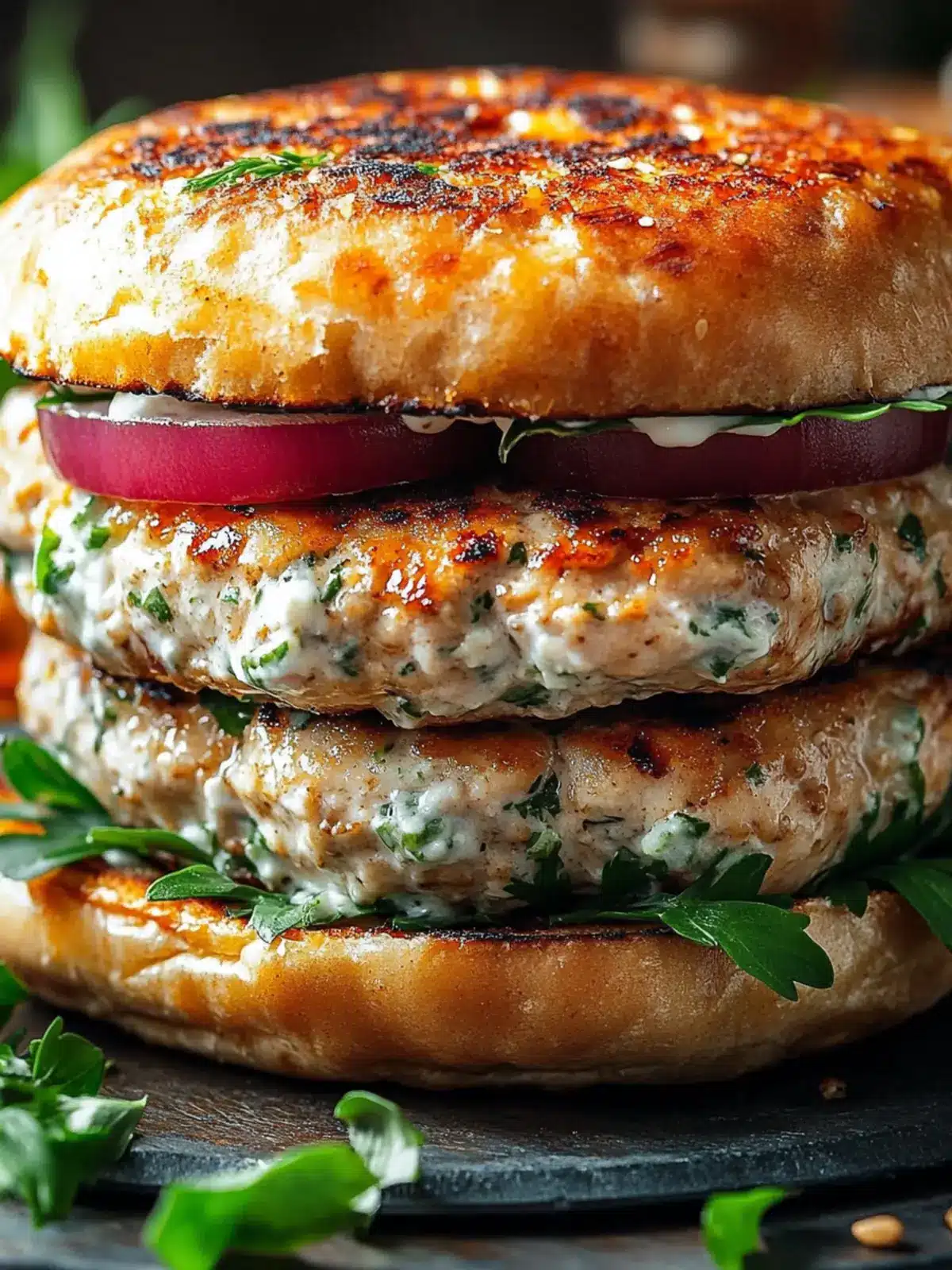 Juicy Greek Chicken Burgers with Tzatziki Bliss You ll Love 3 Juicy Greek Chicken Burgers with Tzatziki Bliss
