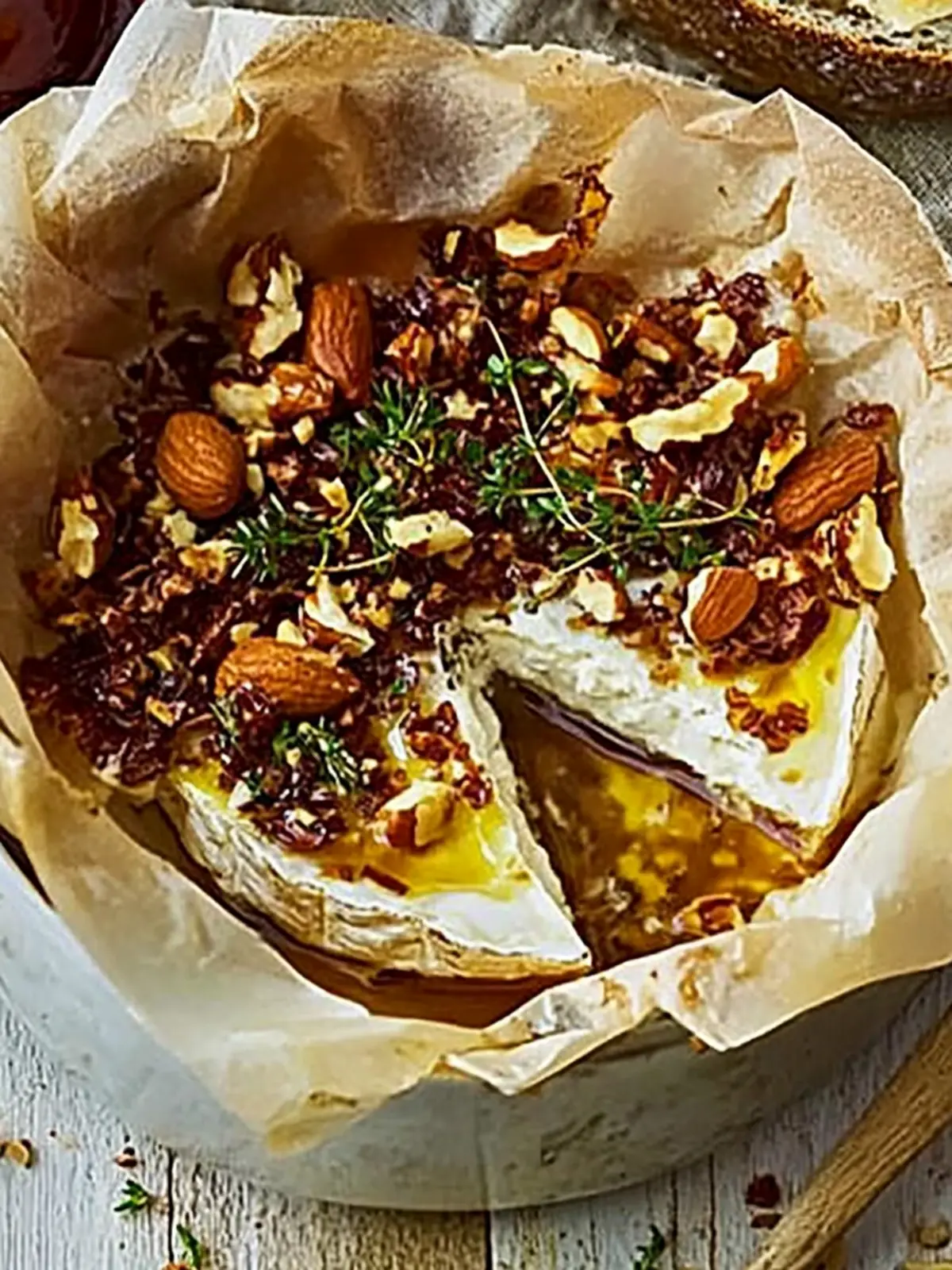 Savory Whisky & Nut Baked Camembert for Cozy Gatherings 3 Whisky & nut baked camembert