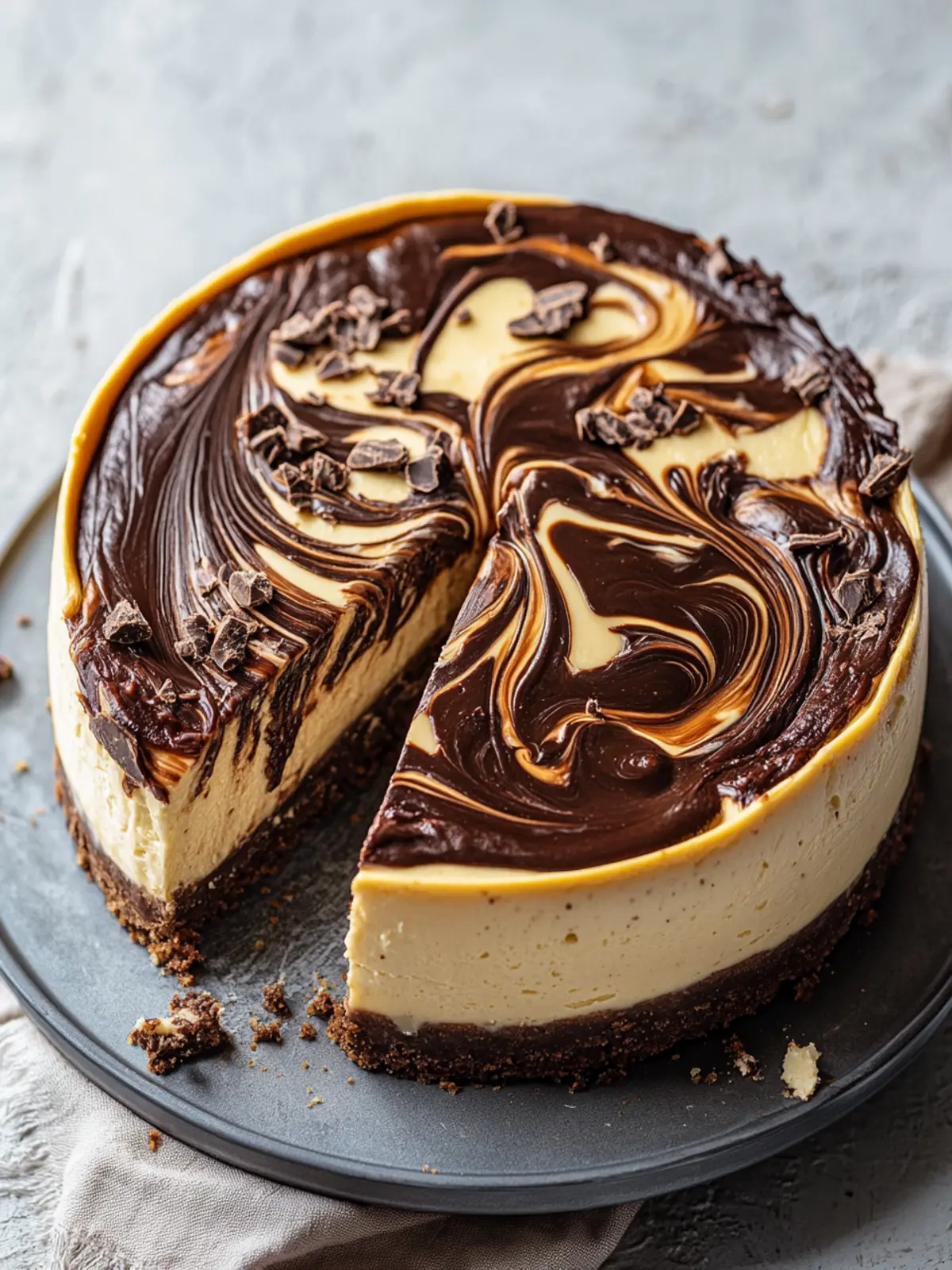 Irresistible Chocolate Peanut Butter Swirl Cheesecake Dream 4 Chocolate Peanut Butter Swirl Cheesecake