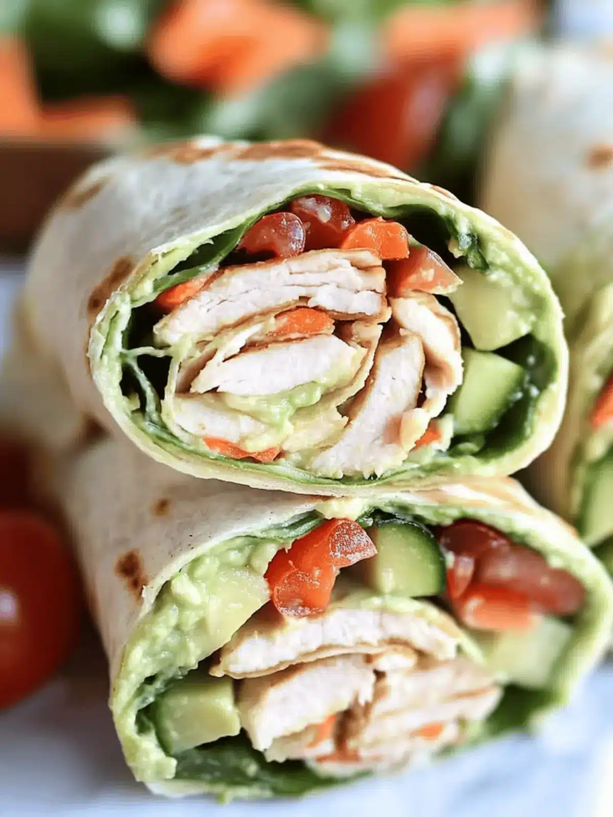 Easy Turkey Avocado Veggie Wraps for a Healthy Lunch Delight 4 Turkey Avocado Veggie Wraps